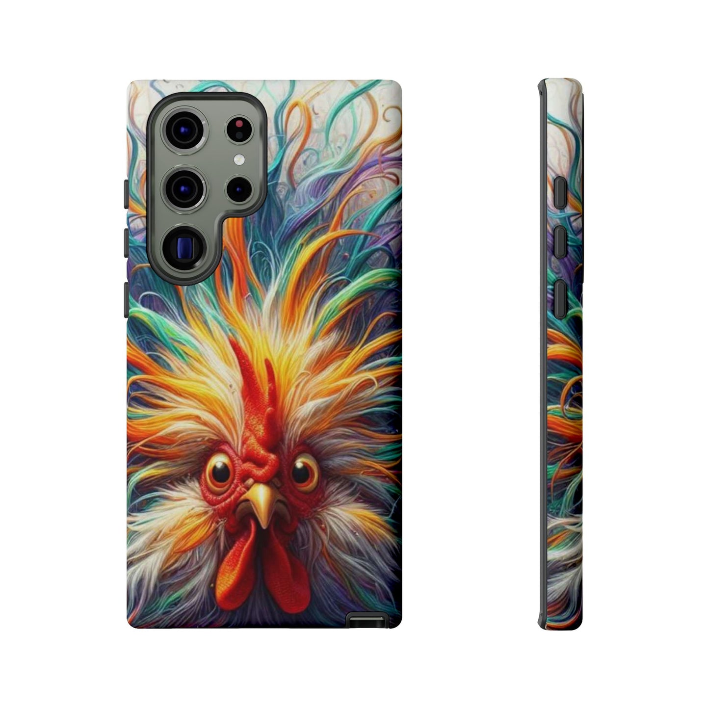 Phone Case - Frazzled Feather Friend Tough Case