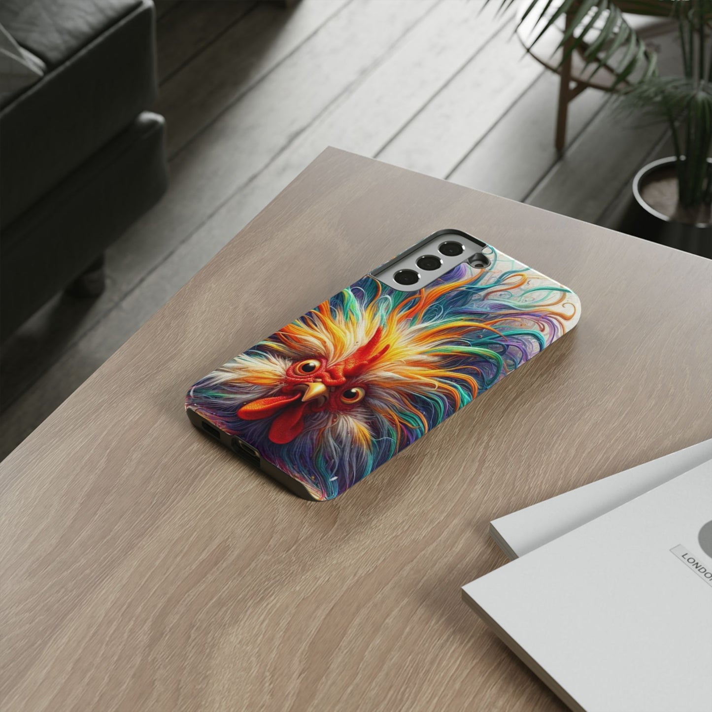 Phone Case - Frazzled Feather Friend Tough Case