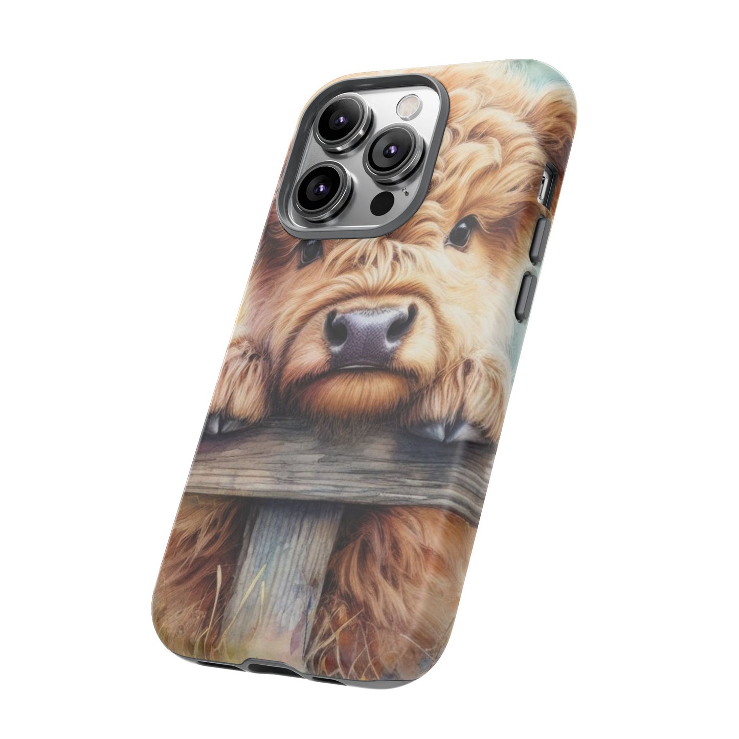 Tough Cases - Cute Highland Cow iPhone Case