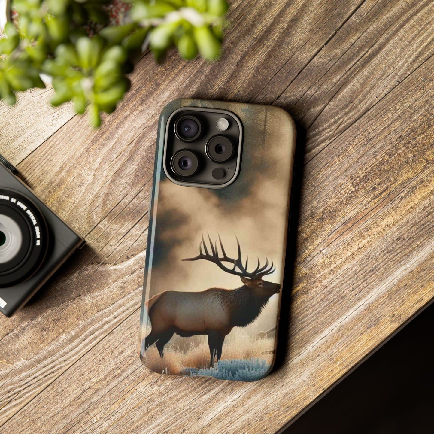 Phone Case - Elk on a Frosty Morning Design