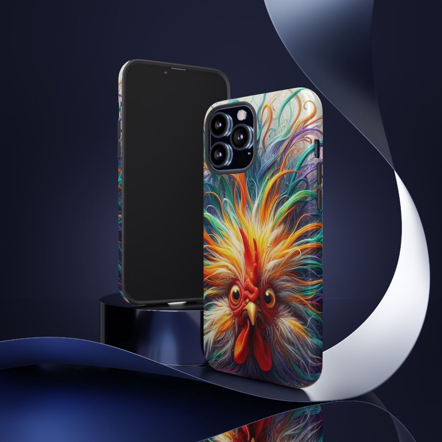 Phone Case - Frazzled Feather Friend Tough Case