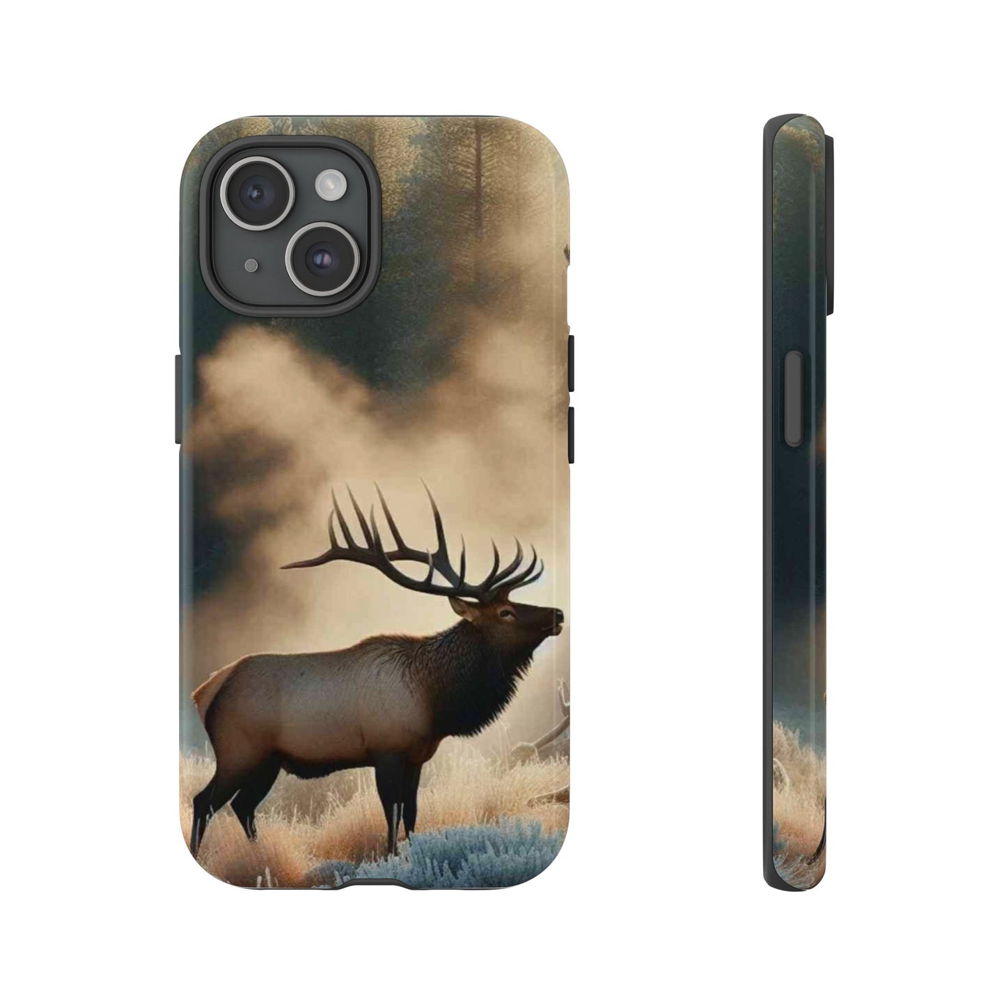 Phone Case - Elk on a Frosty Morning Design