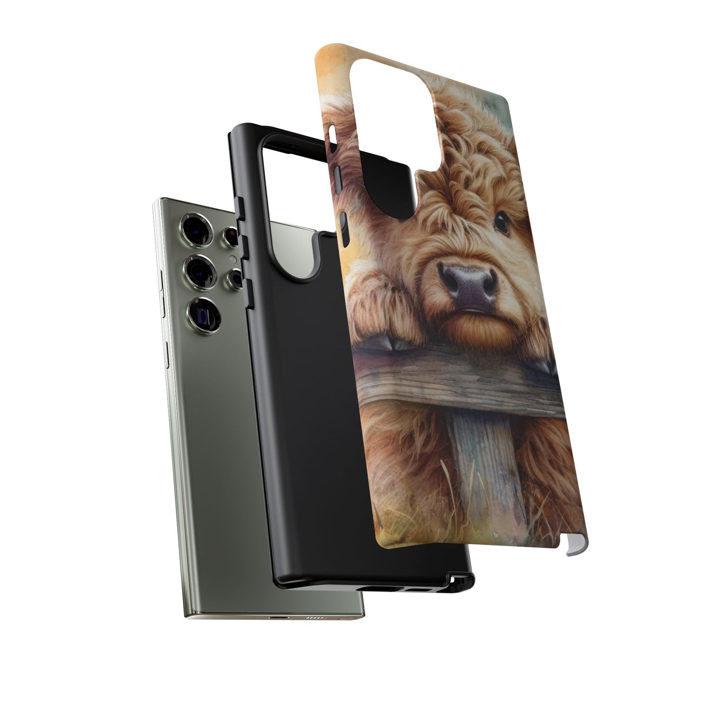 Tough Cases - Cute Highland Cow iPhone Case
