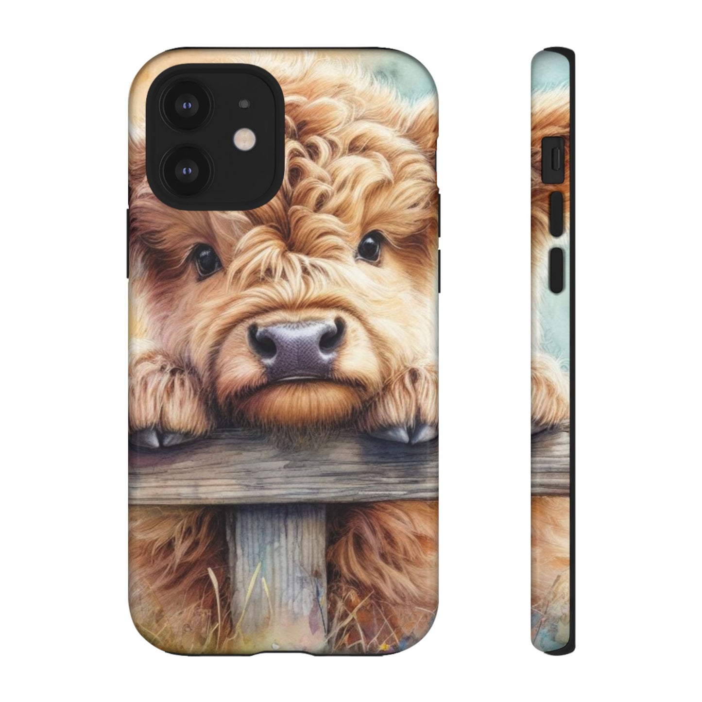 Tough Cases - Cute Highland Cow iPhone Case