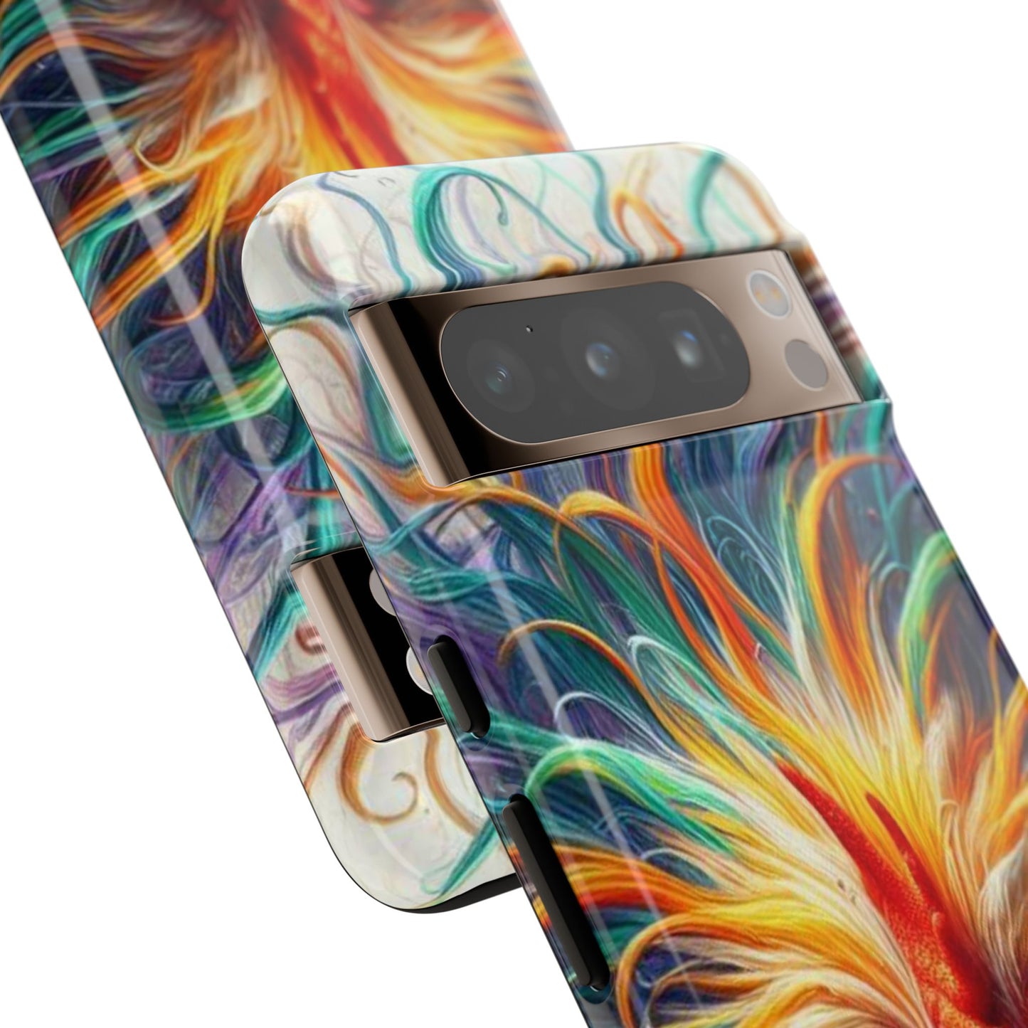Phone Case - Frazzled Feather Friend Tough Case