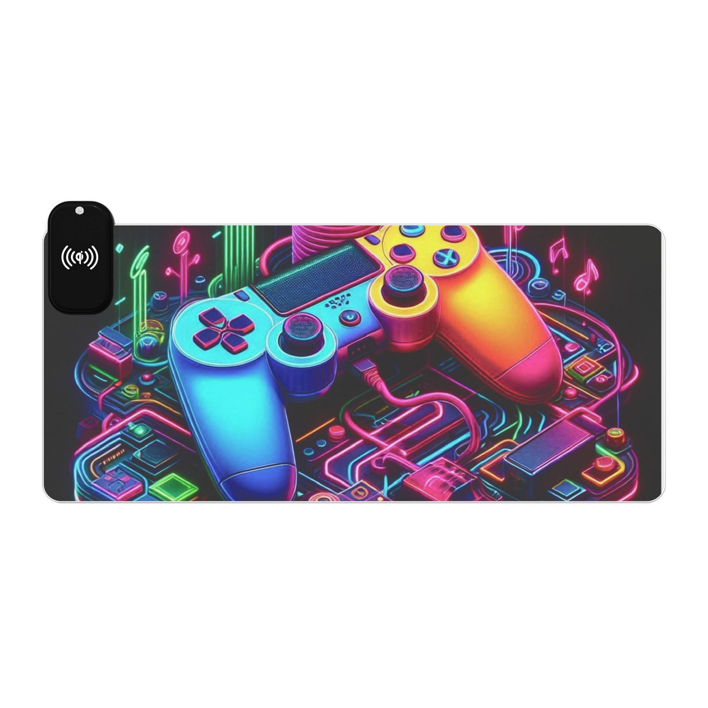 Gamer LED Gaming Mouse Pad, Wireless Charging