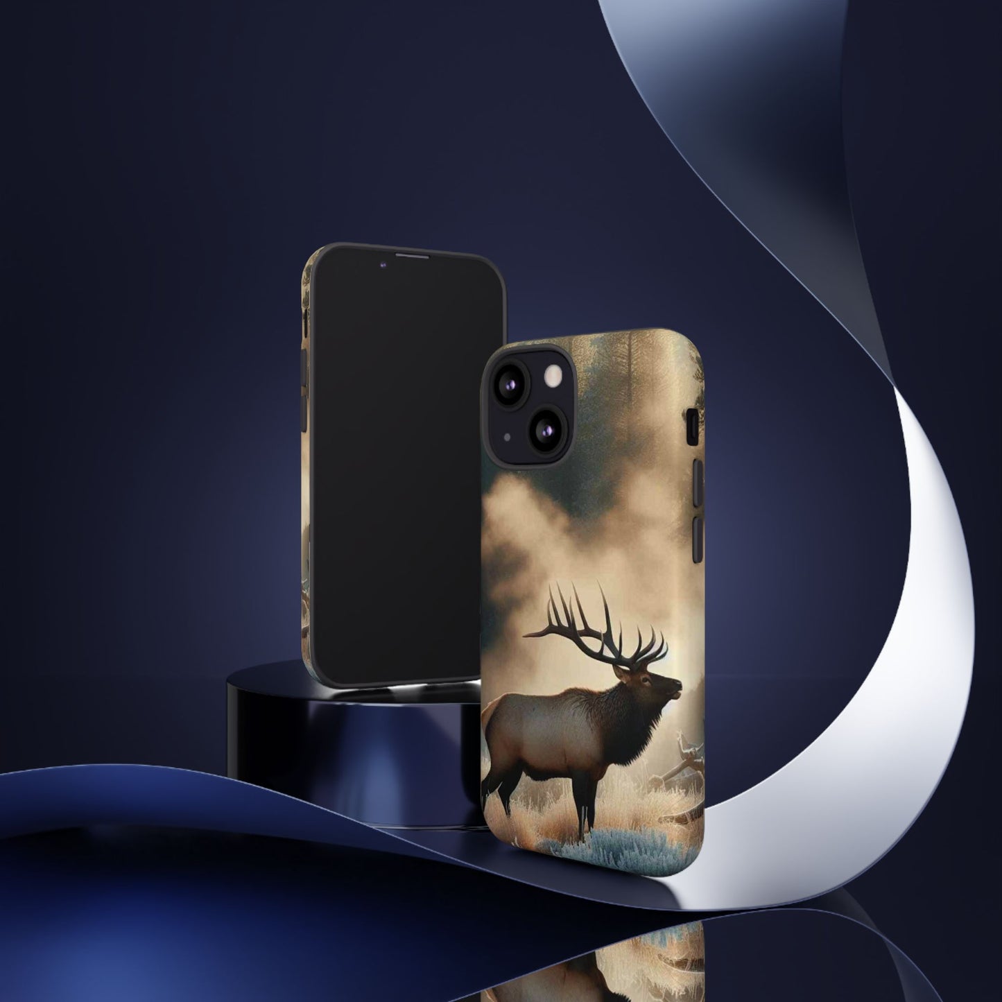 Phone Case - Elk on a Frosty Morning Design