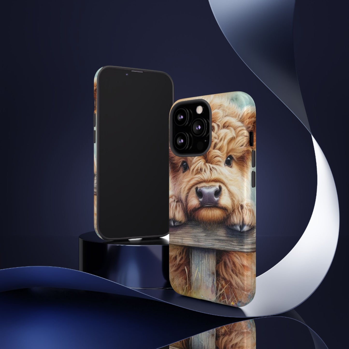 Tough Cases - Cute Highland Cow iPhone Case