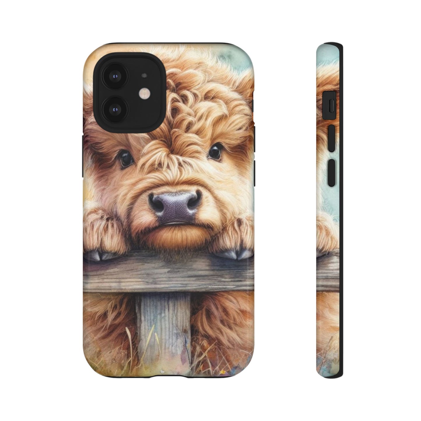 Tough Cases - Cute Highland Cow iPhone Case