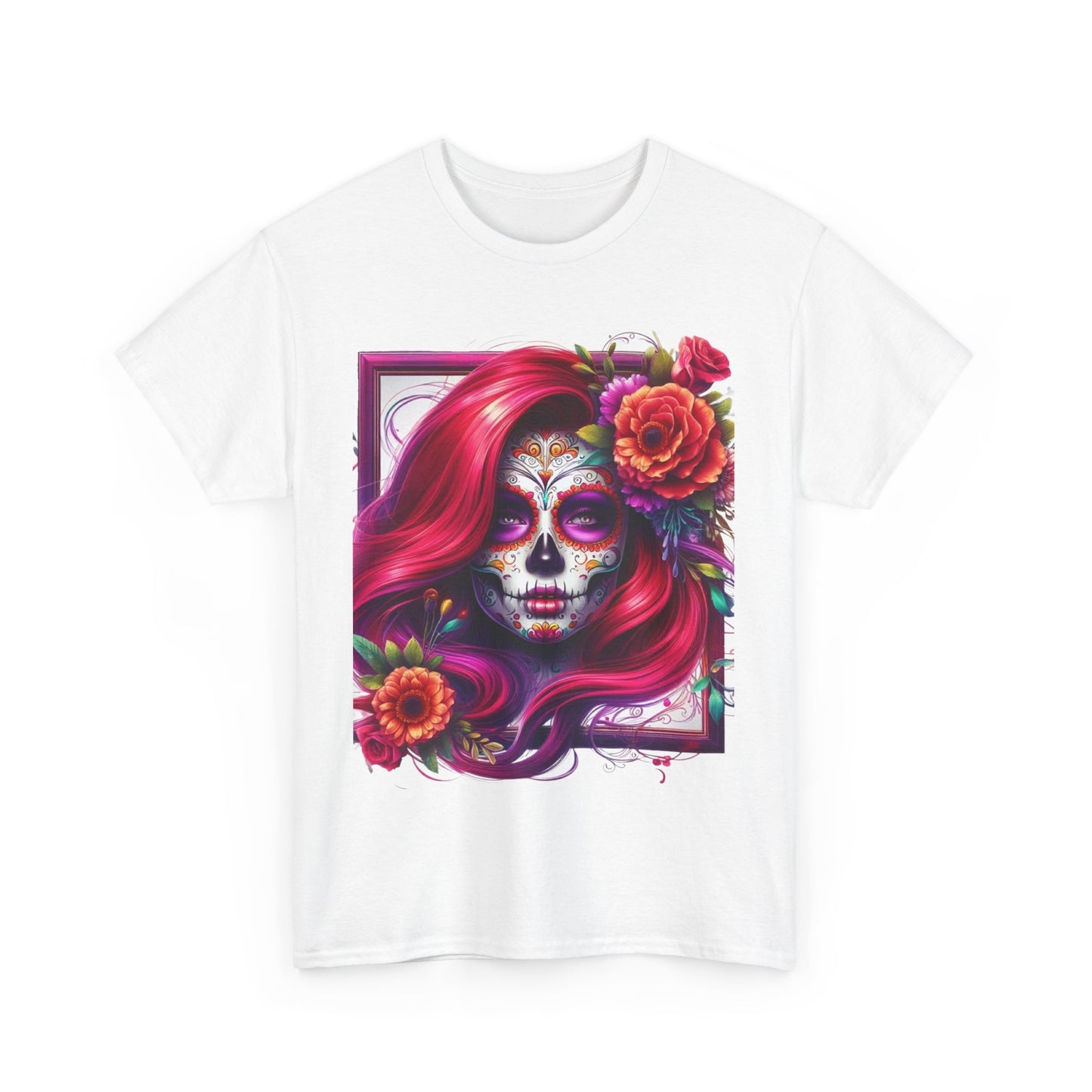 Unisex Heavy Cotton Tee sugar skull