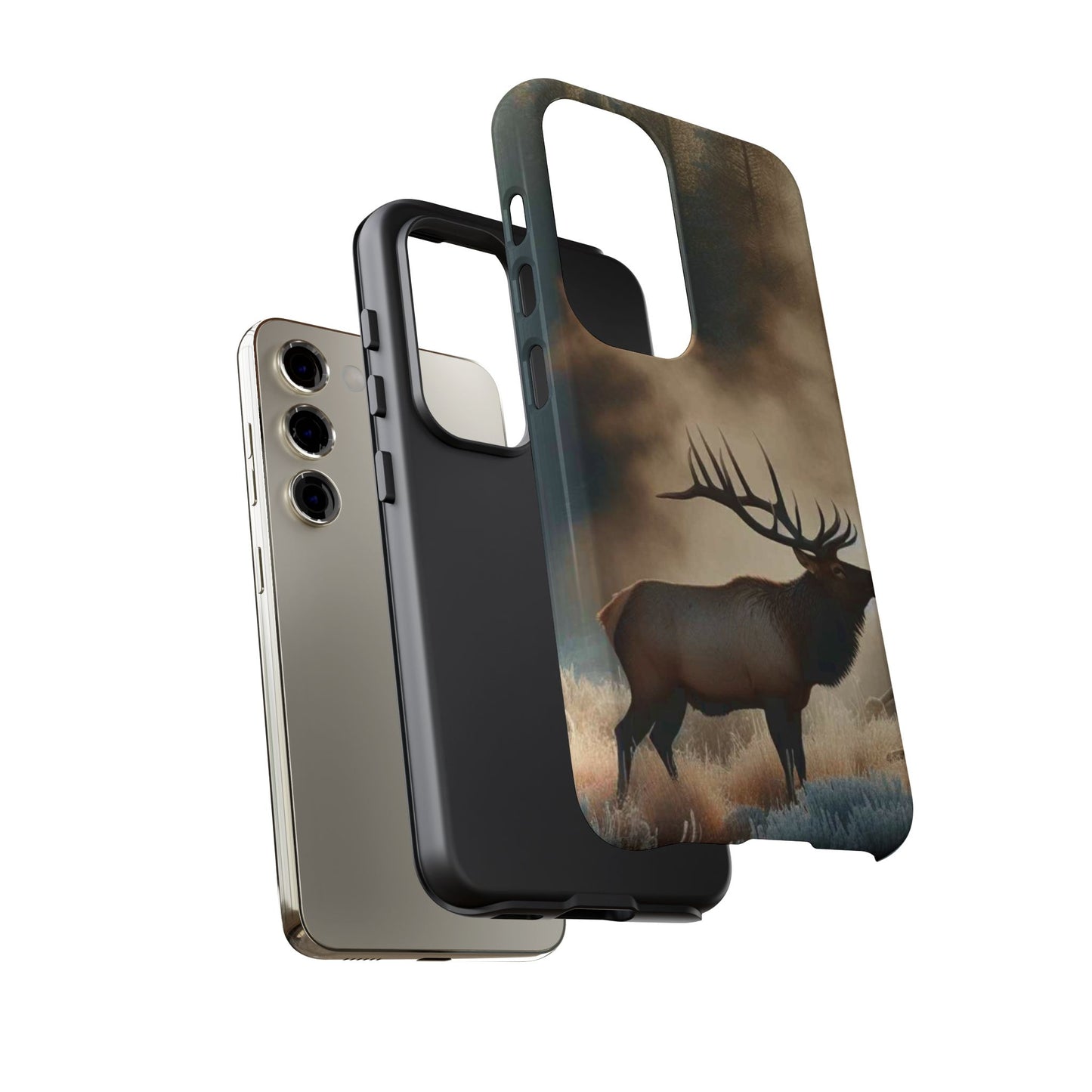 Phone Case - Elk on a Frosty Morning Design