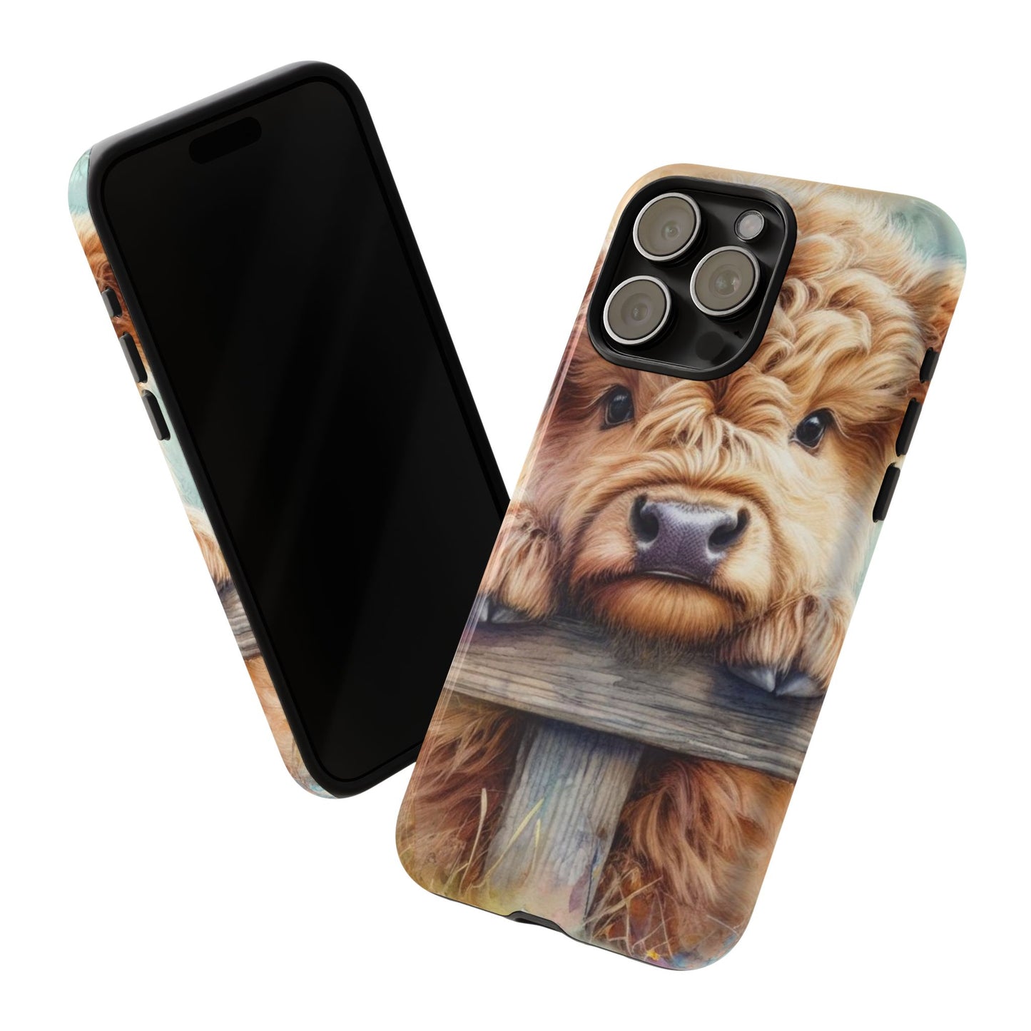Tough Cases - Cute Highland Cow iPhone Case