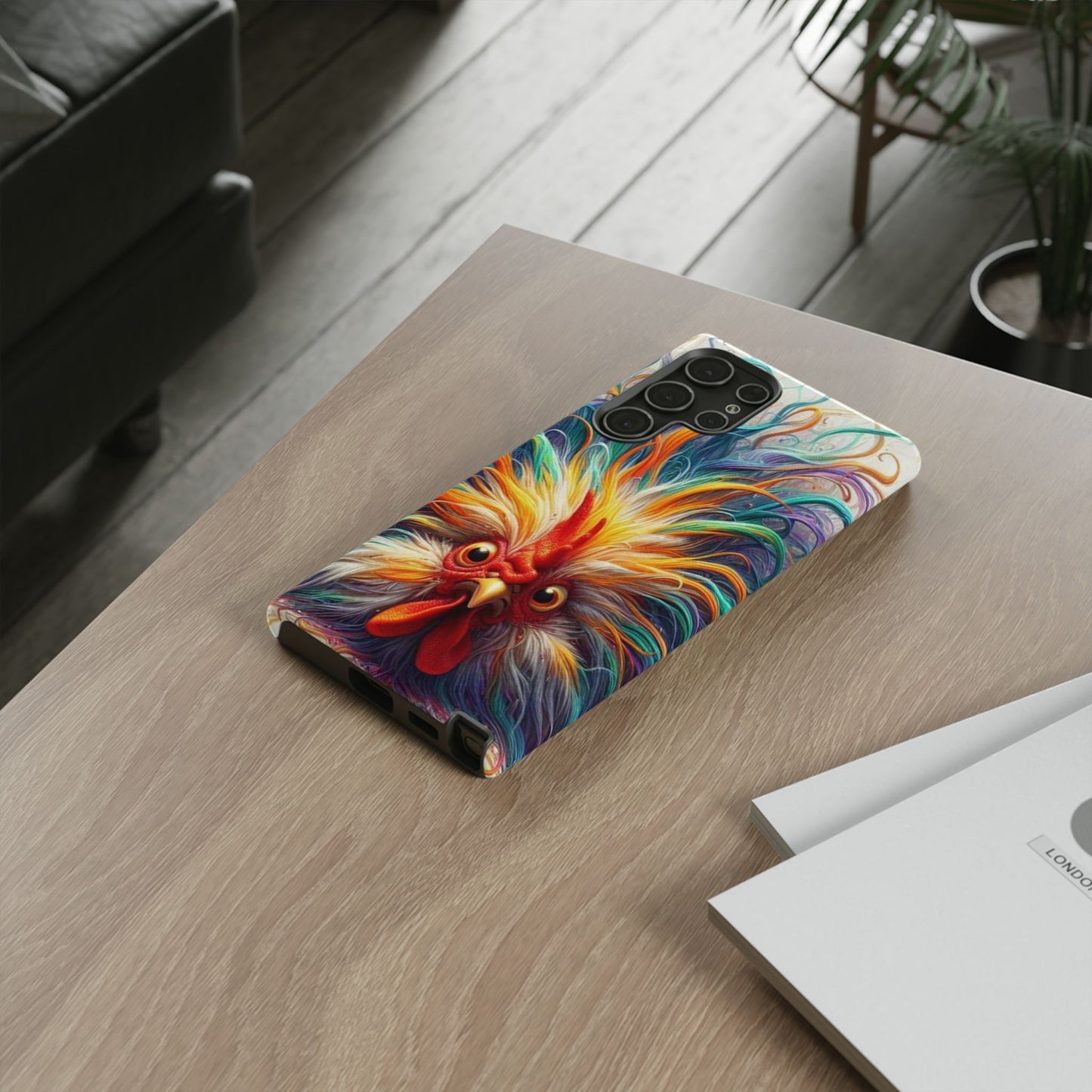 Phone Case - Frazzled Feather Friend Tough Case