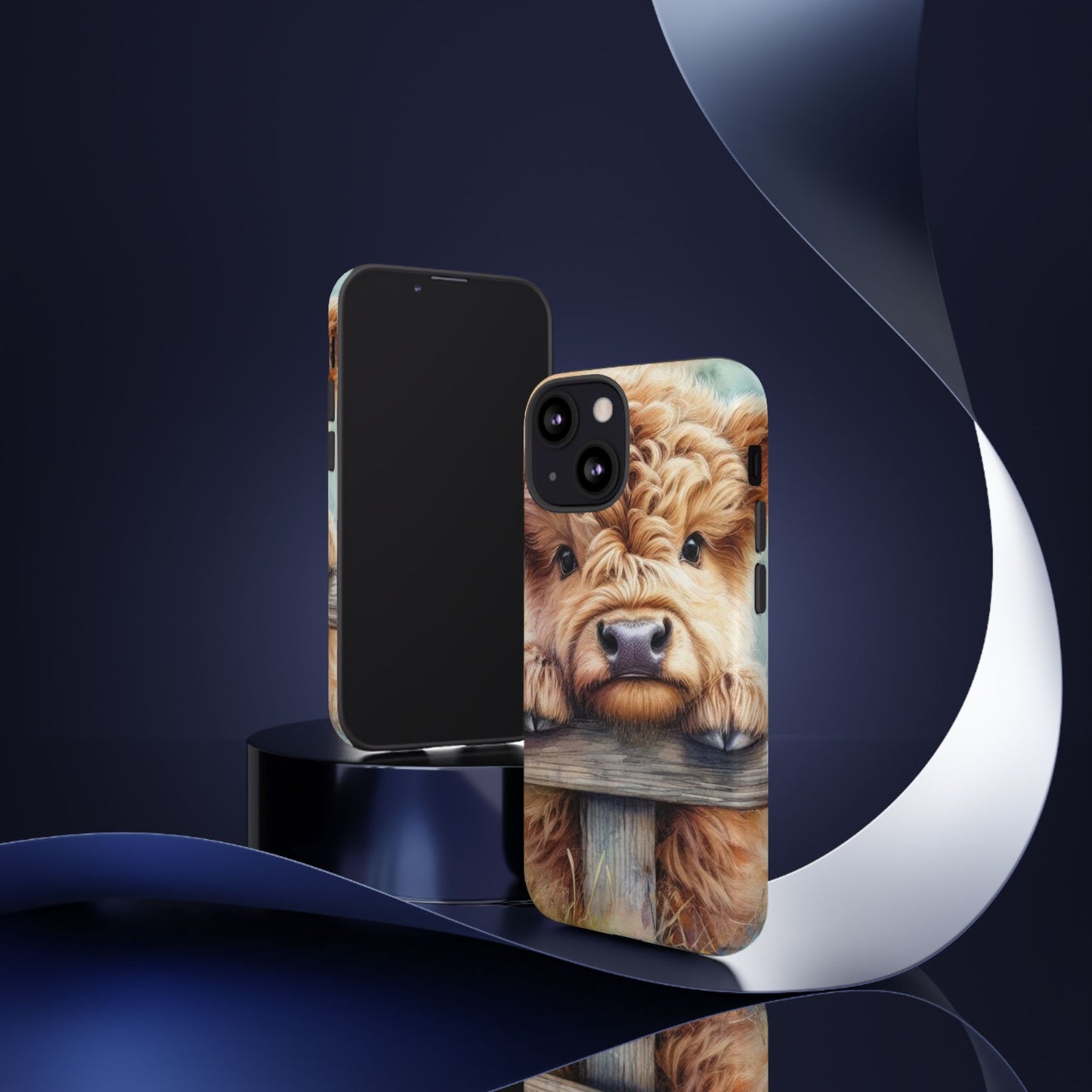 Tough Cases - Cute Highland Cow iPhone Case