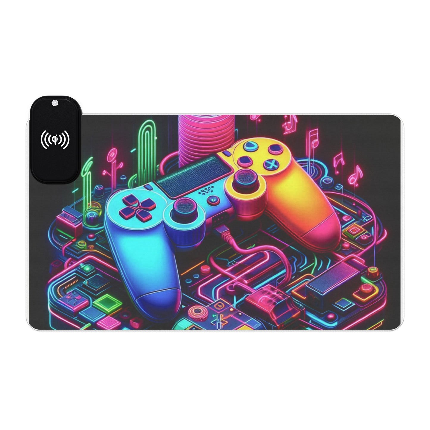 Gamer LED Gaming Mouse Pad, Wireless Charging
