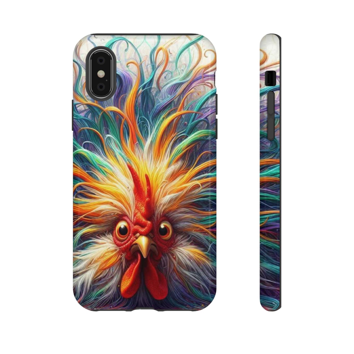 Phone Case - Frazzled Feather Friend Tough Case