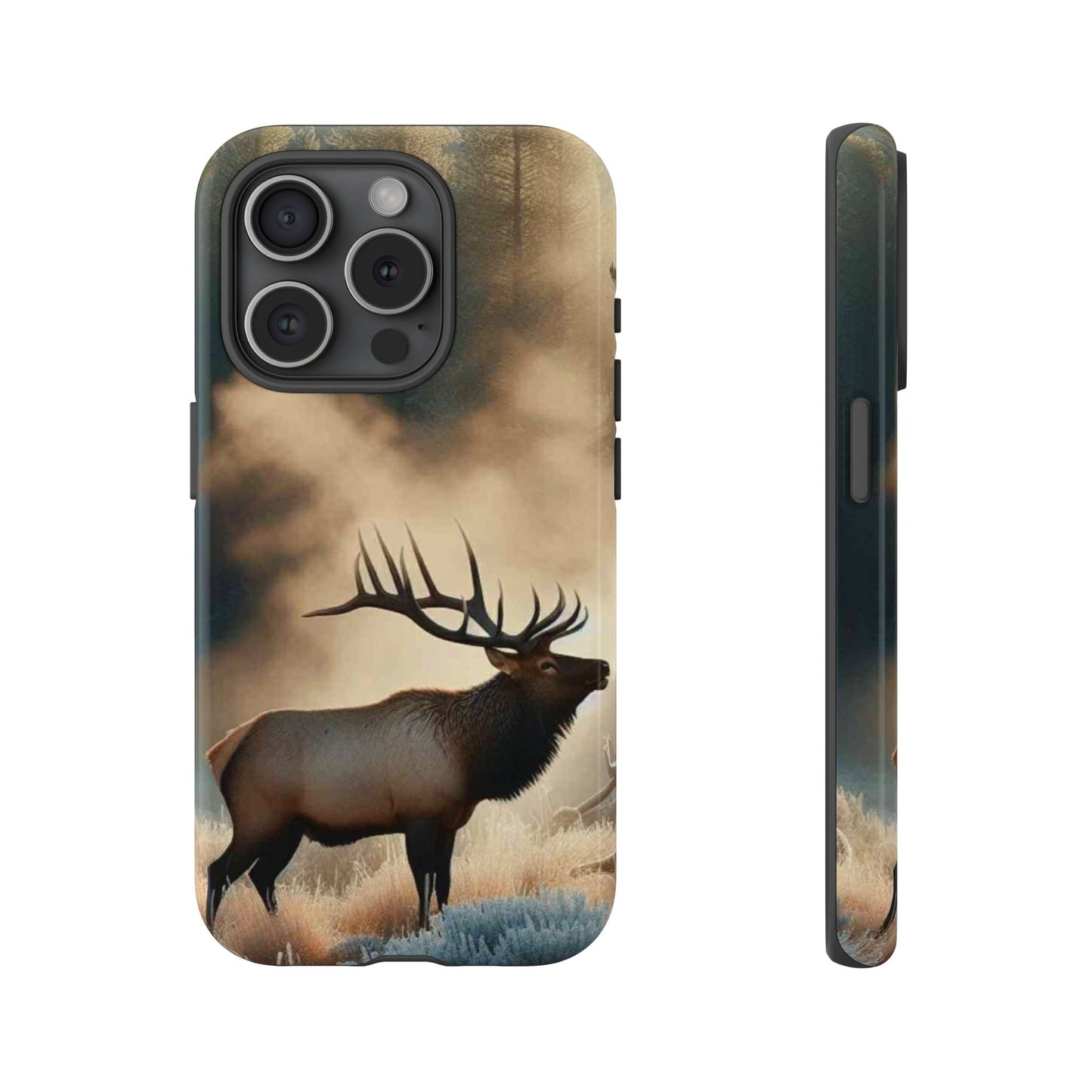 Phone Case - Elk on a Frosty Morning Design