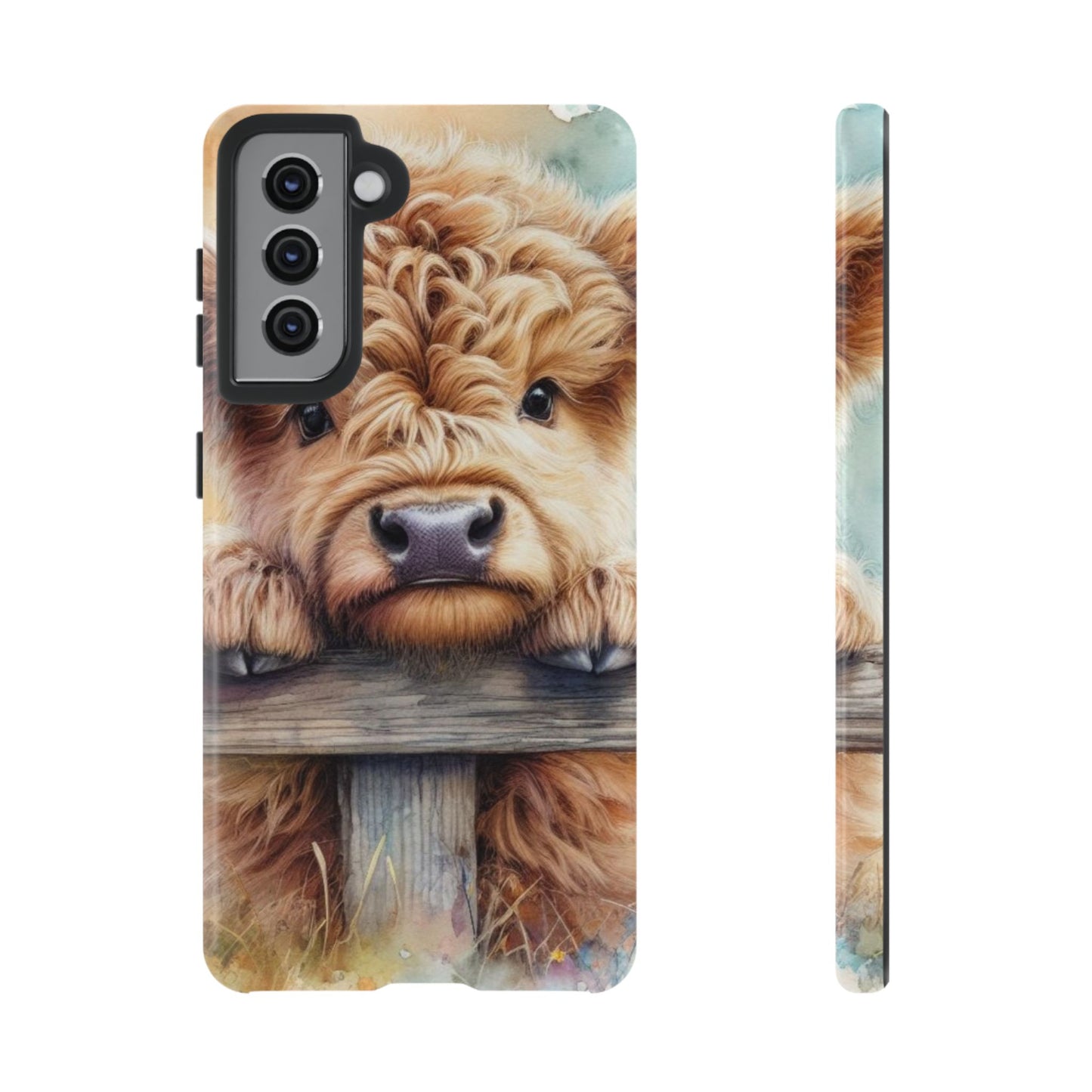 Tough Cases - Cute Highland Cow iPhone Case