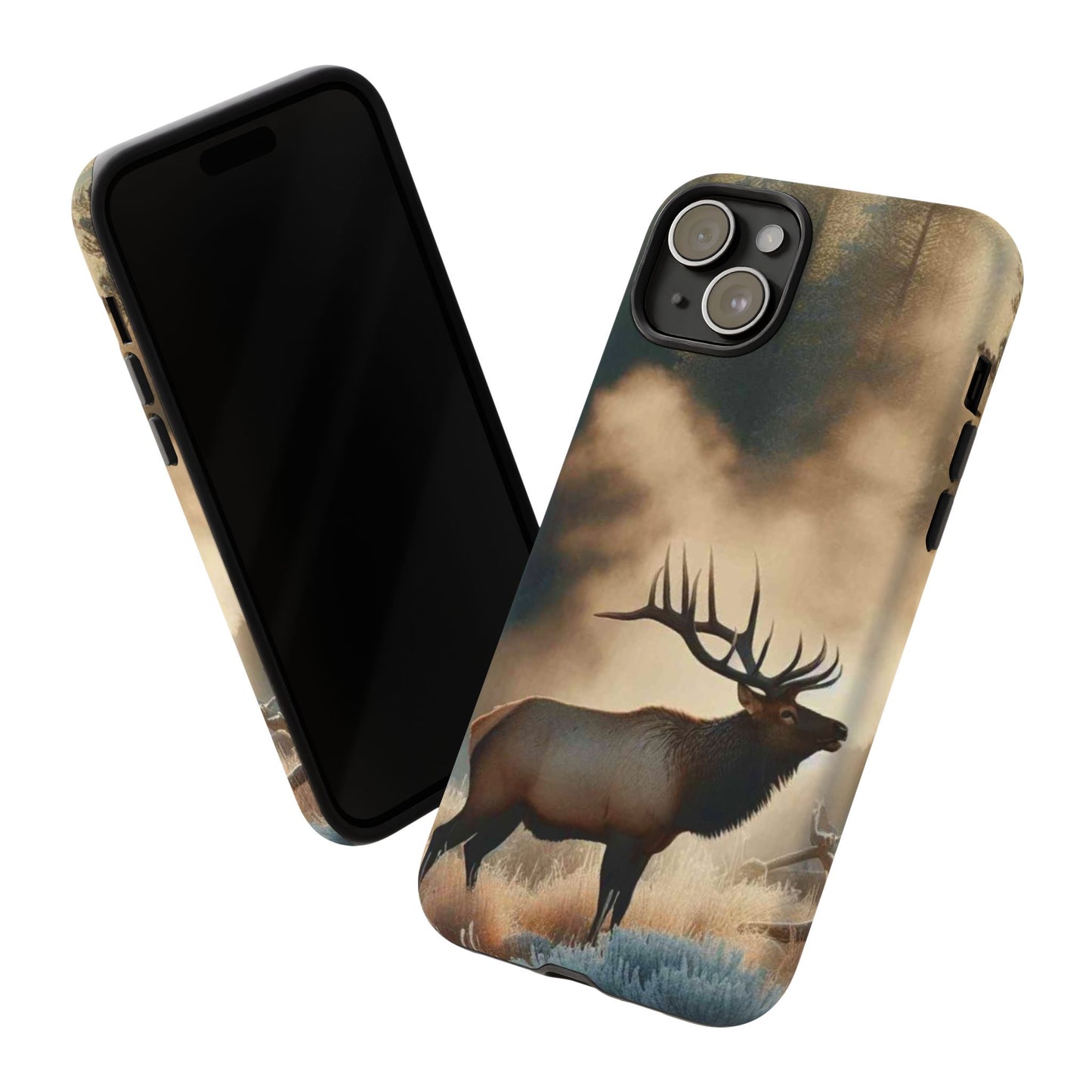 Phone Case - Elk on a Frosty Morning Design