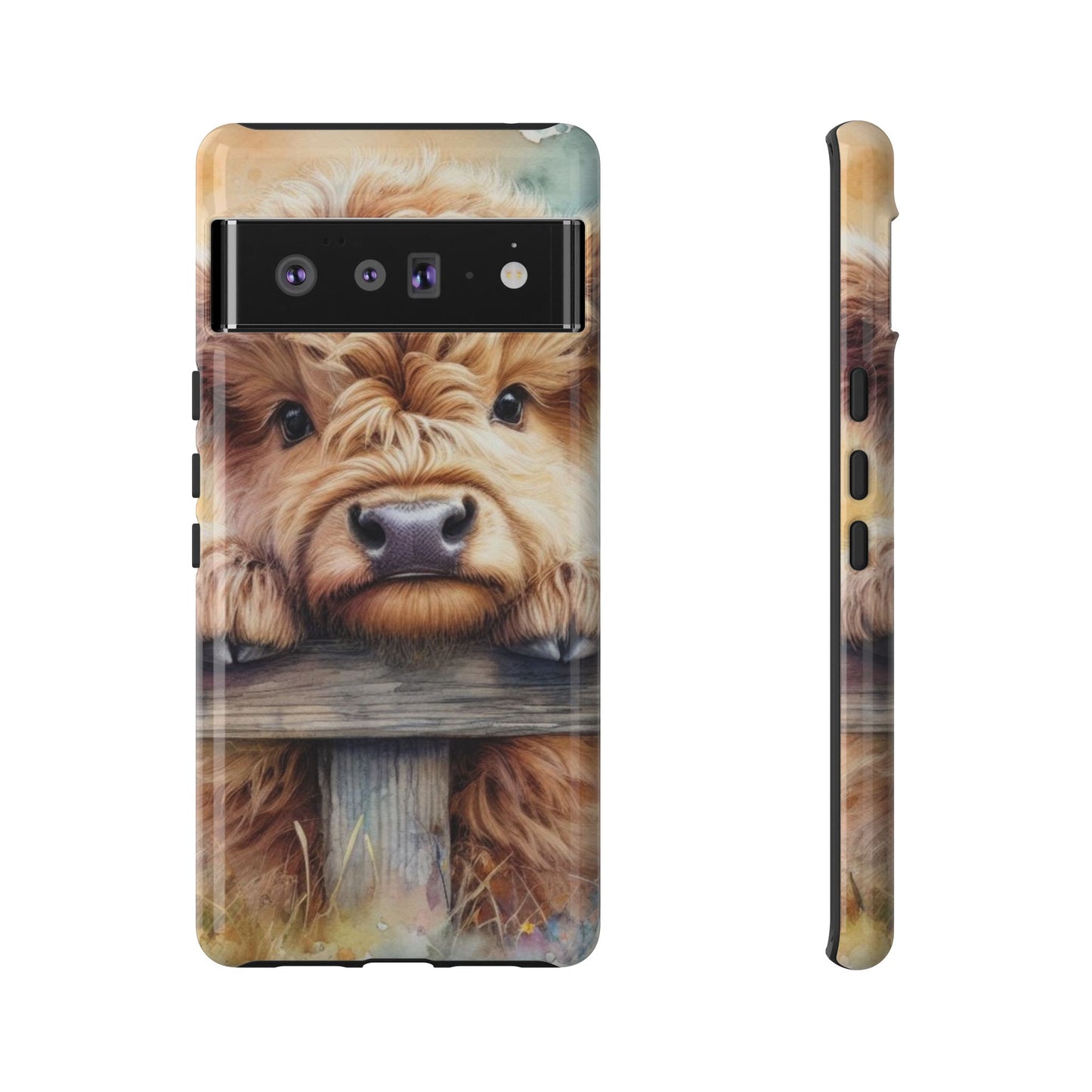 Tough Cases - Cute Highland Cow iPhone Case