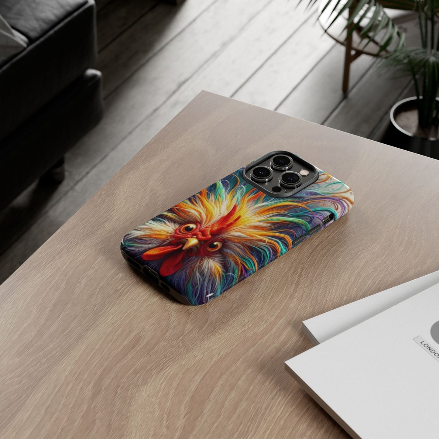 Phone Case - Frazzled Feather Friend Tough Case