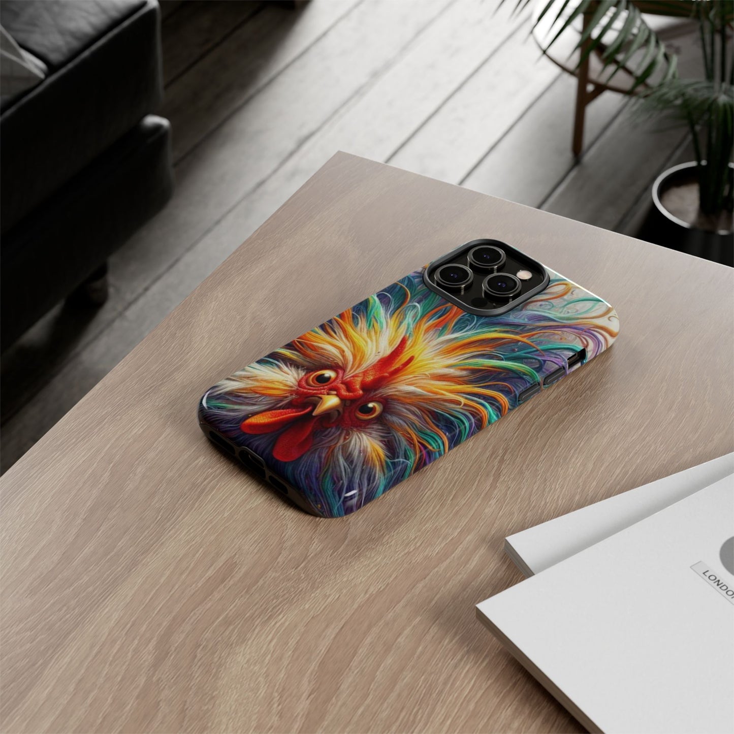 Phone Case - Frazzled Feather Friend Tough Case