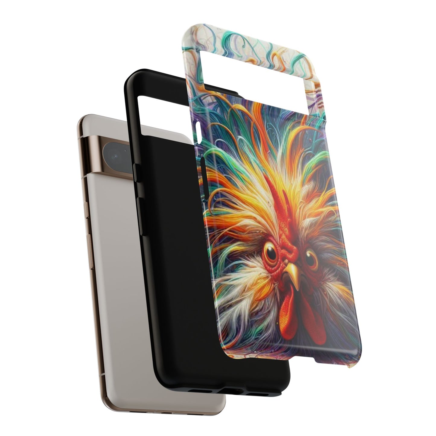 Phone Case - Frazzled Feather Friend Tough Case