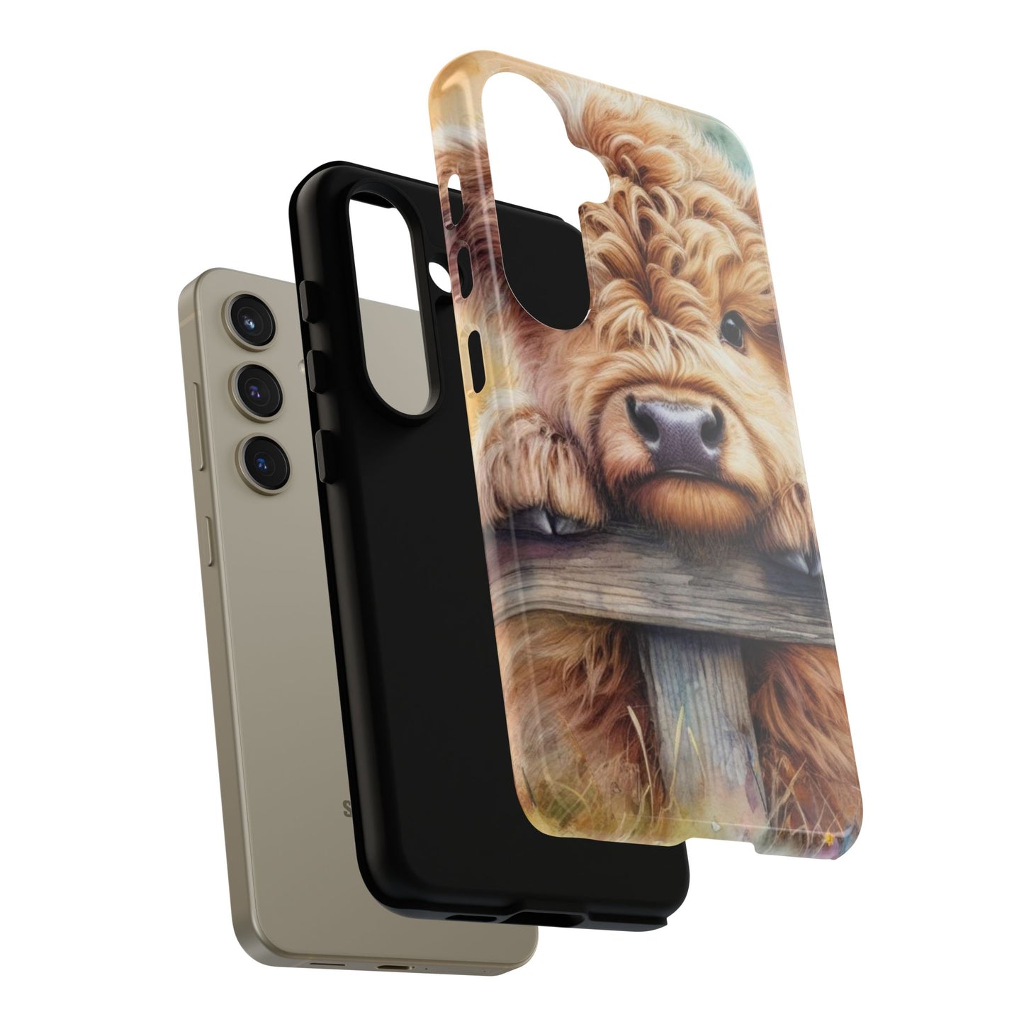 Tough Cases - Cute Highland Cow iPhone Case
