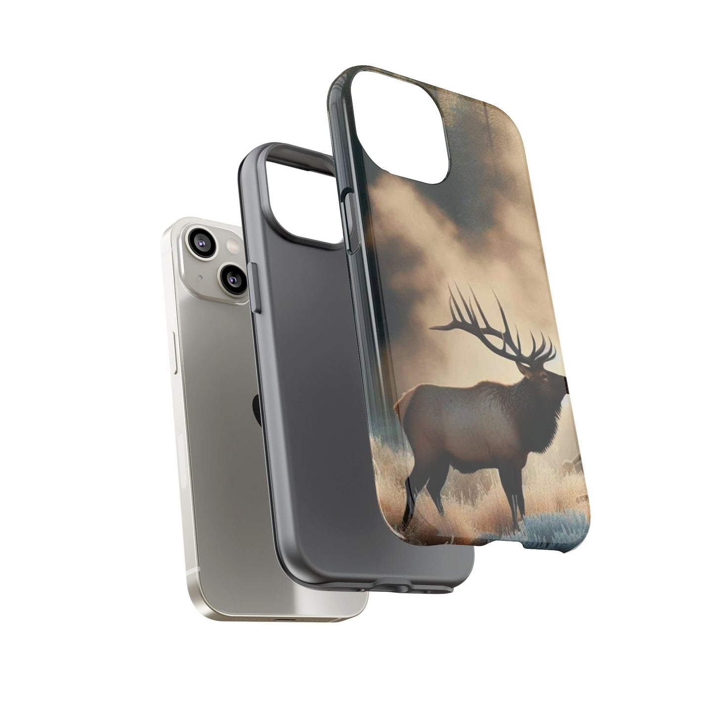 Phone Case - Elk on a Frosty Morning Design