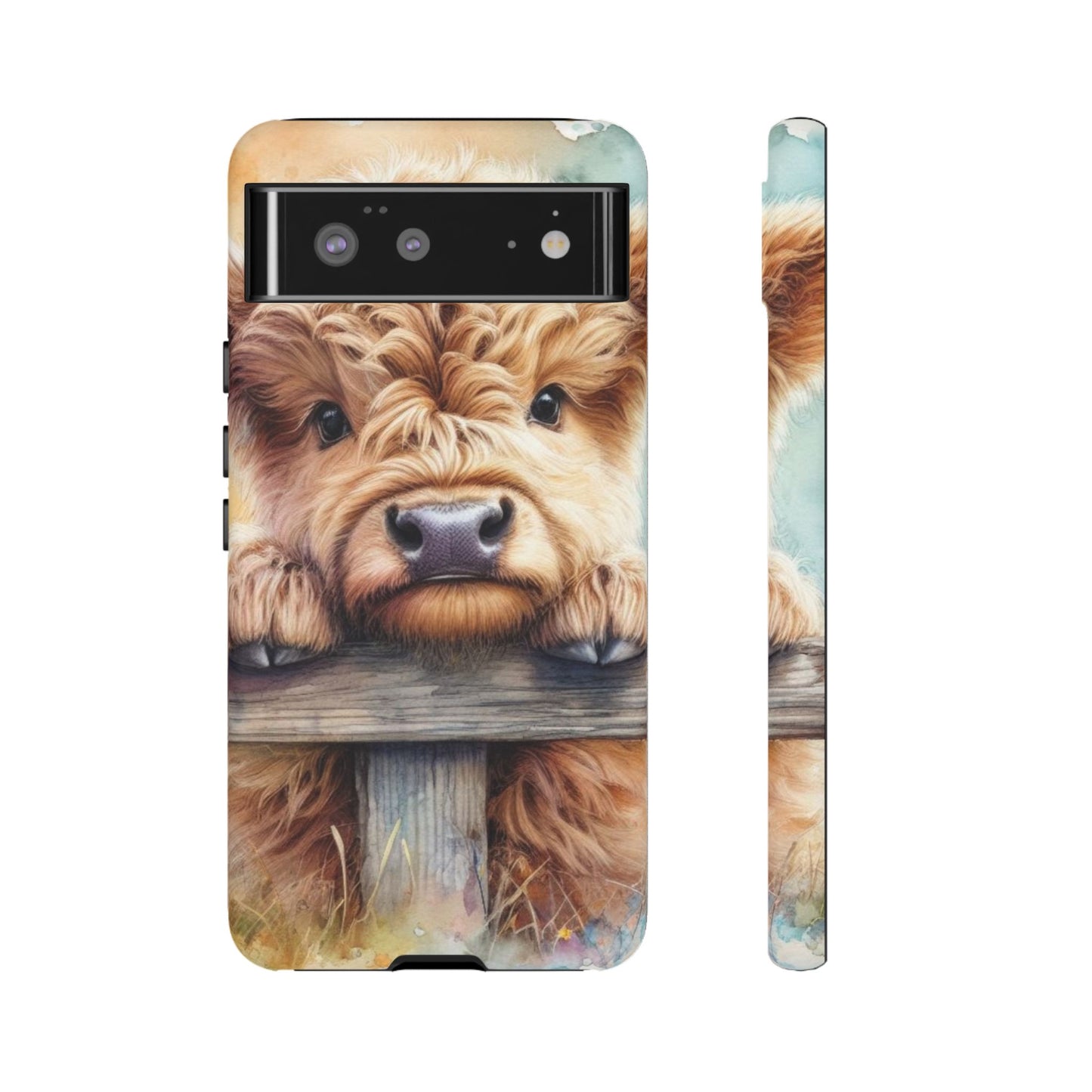 Tough Cases - Cute Highland Cow iPhone Case