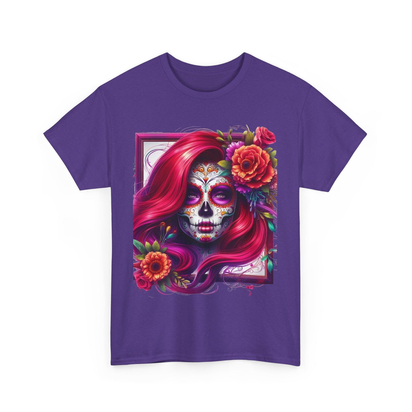 Unisex Heavy Cotton Tee sugar skull