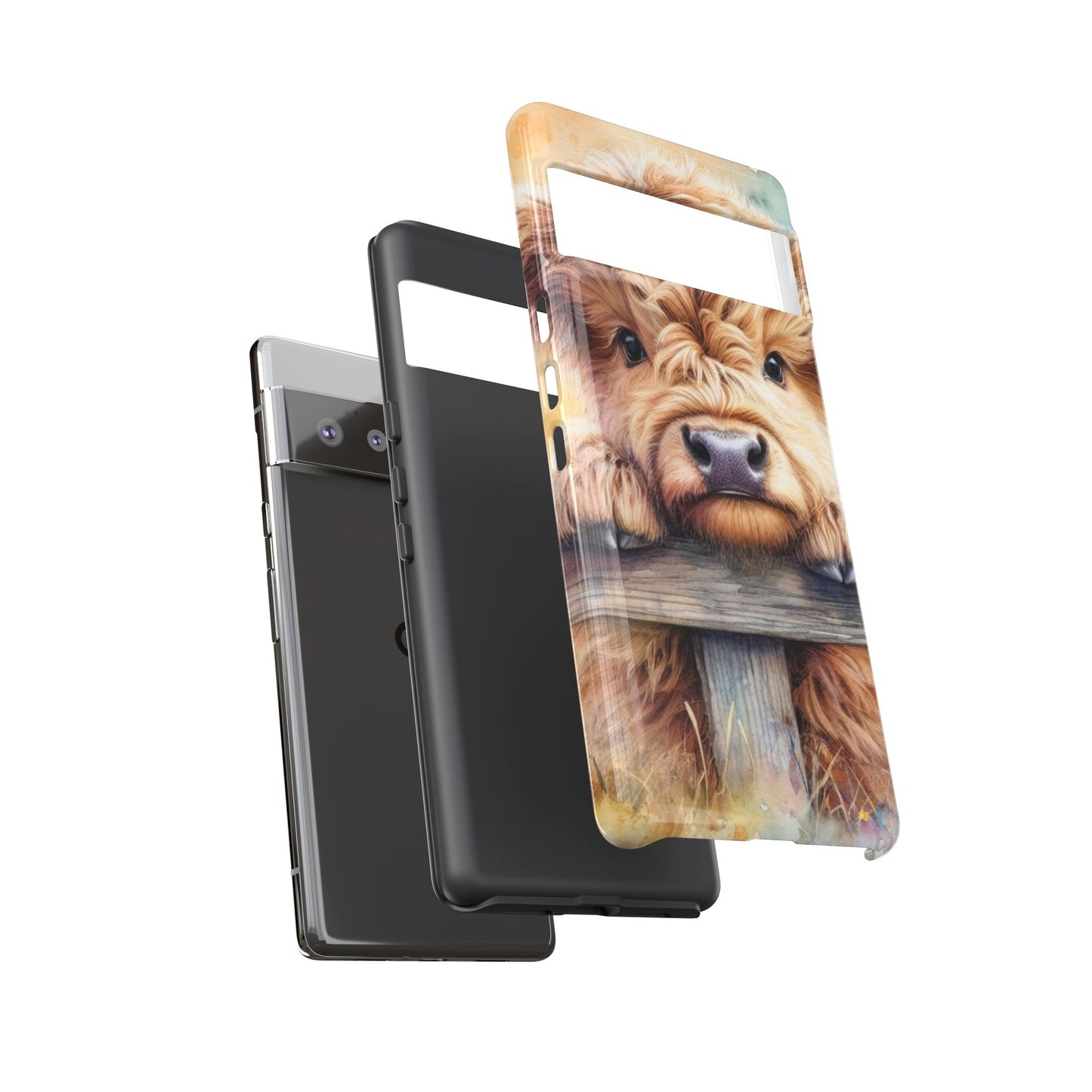 Tough Cases - Cute Highland Cow iPhone Case
