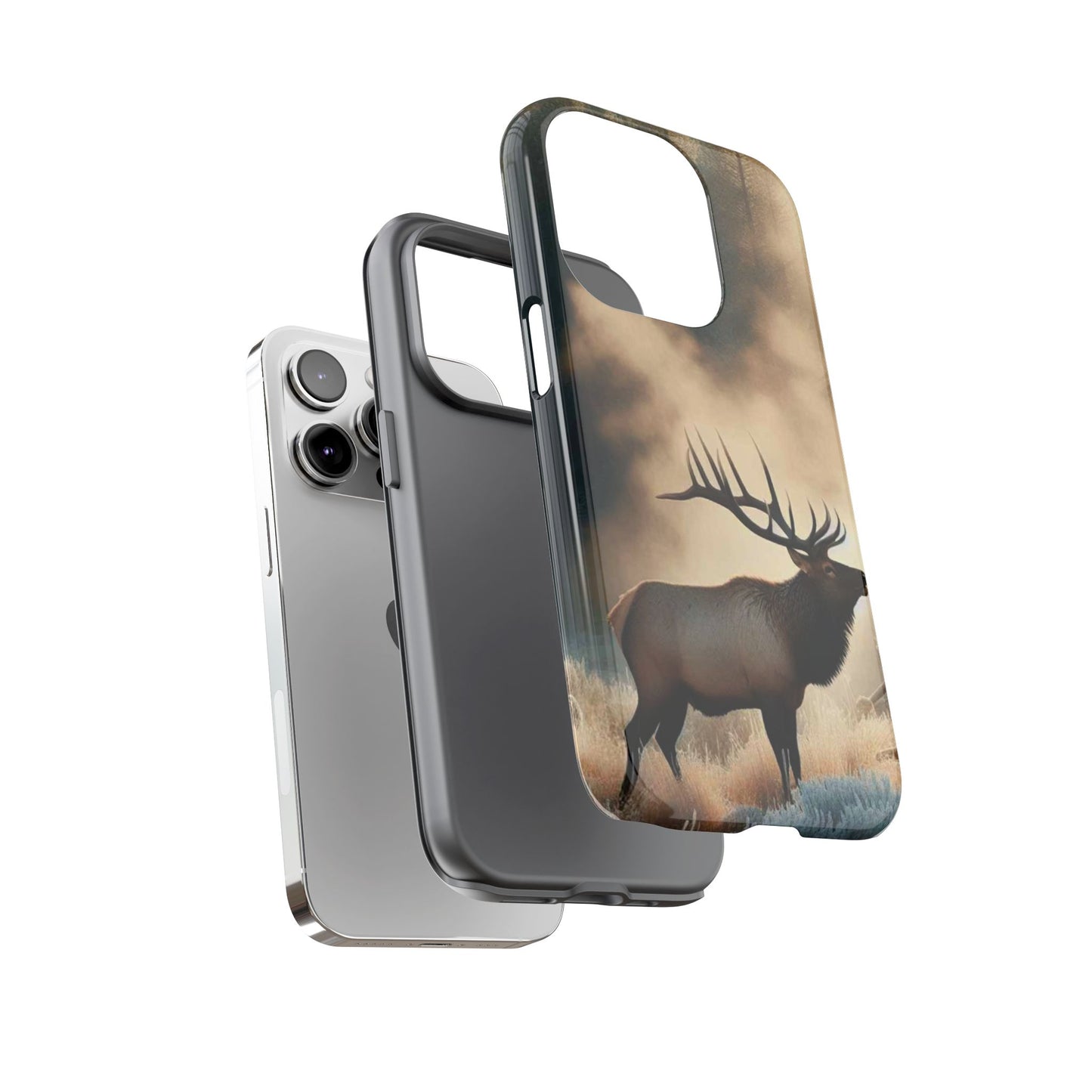 Phone Case - Elk on a Frosty Morning Design