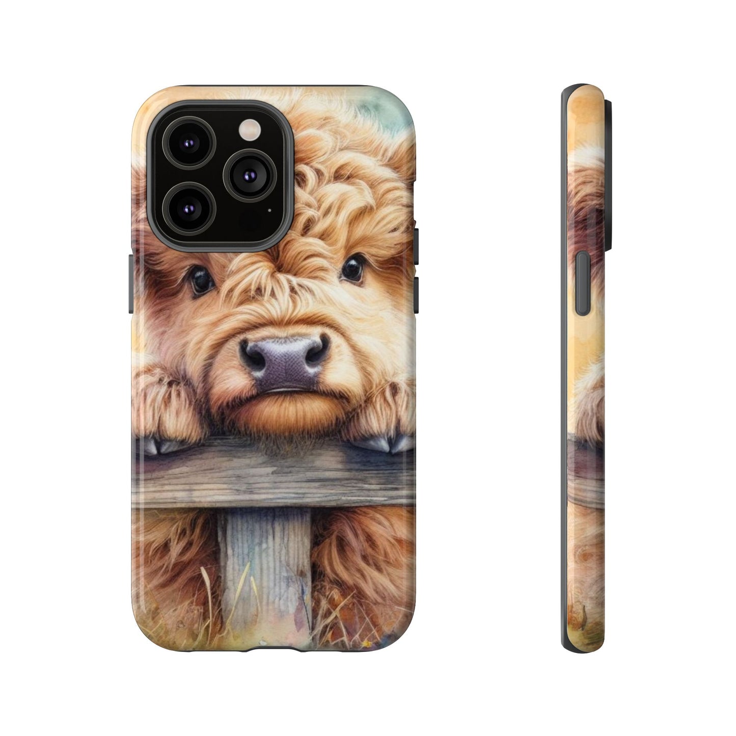 Tough Cases - Cute Highland Cow iPhone Case