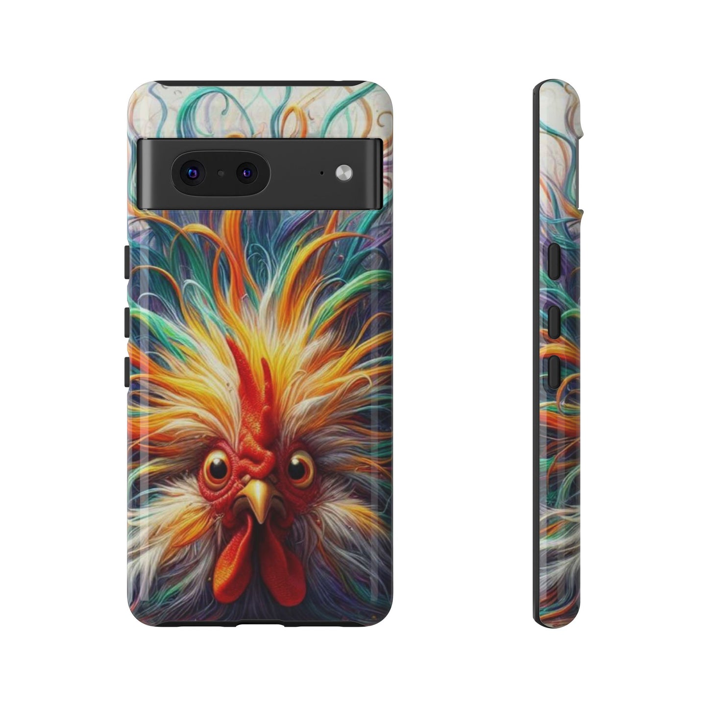Phone Case - Frazzled Feather Friend Tough Case