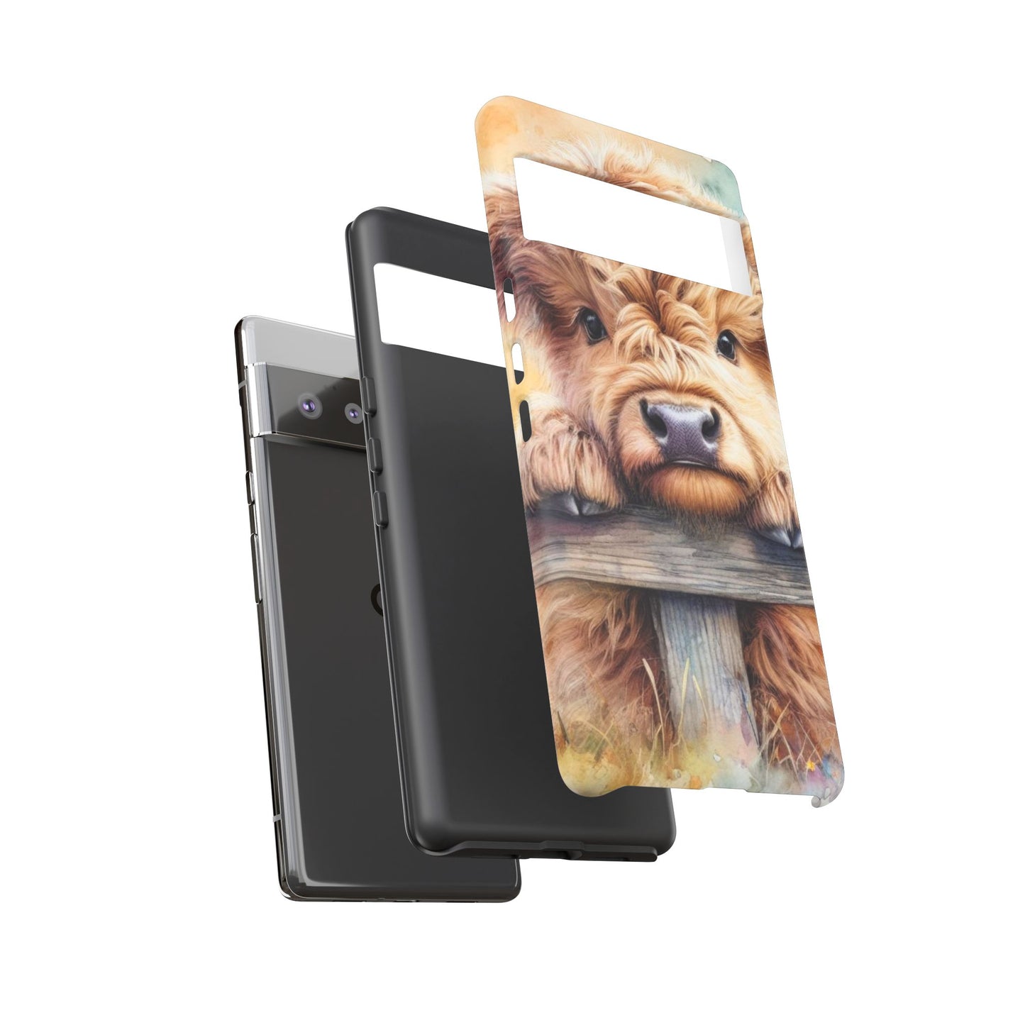 Tough Cases - Cute Highland Cow iPhone Case