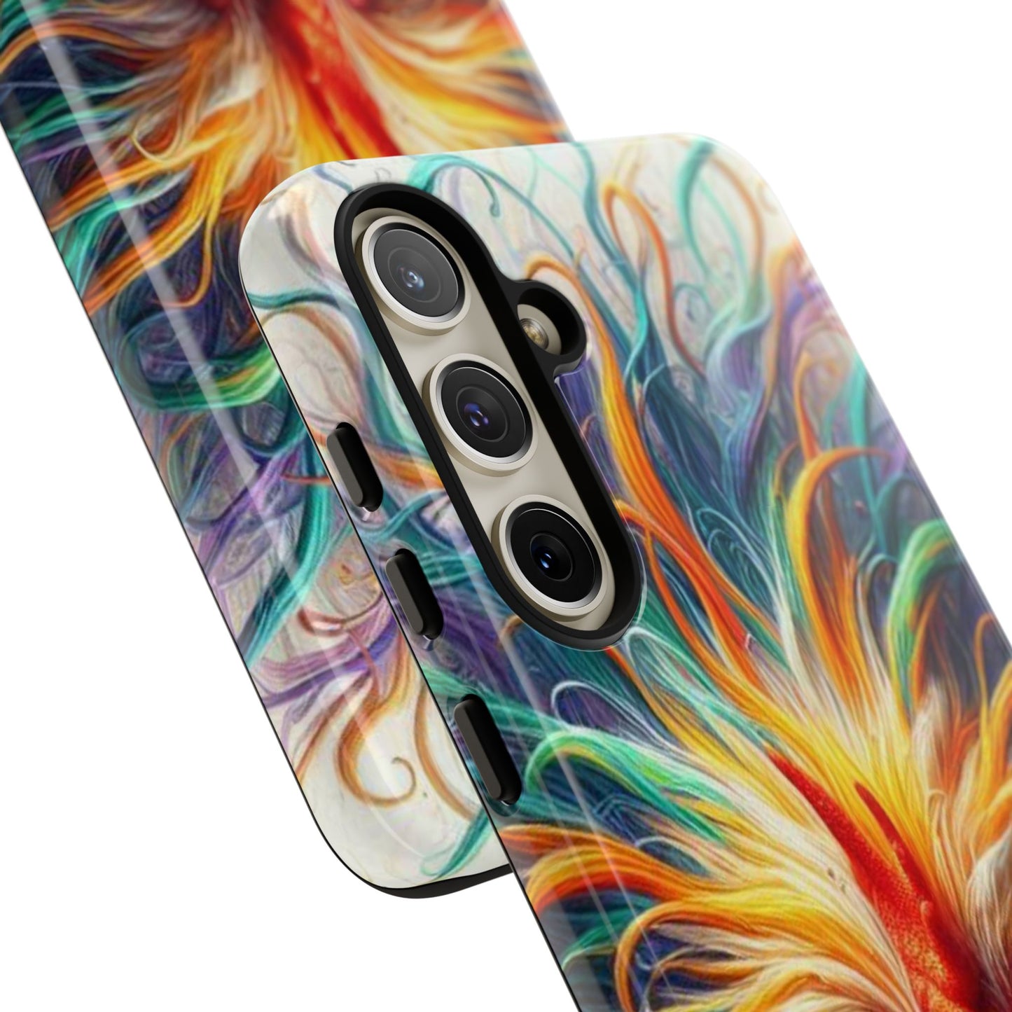 Phone Case - Frazzled Feather Friend Tough Case
