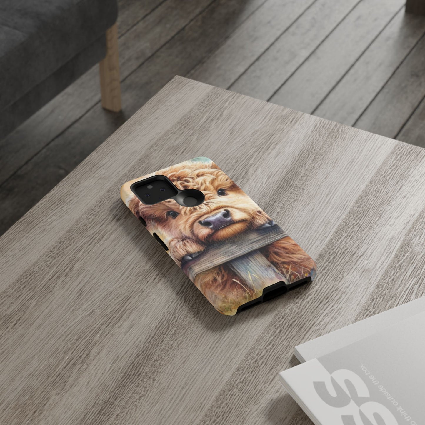 Tough Cases - Cute Highland Cow iPhone Case