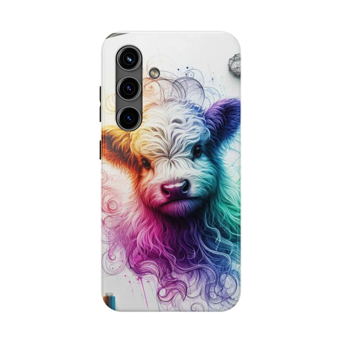Tough Phone Cases - Cute Cow