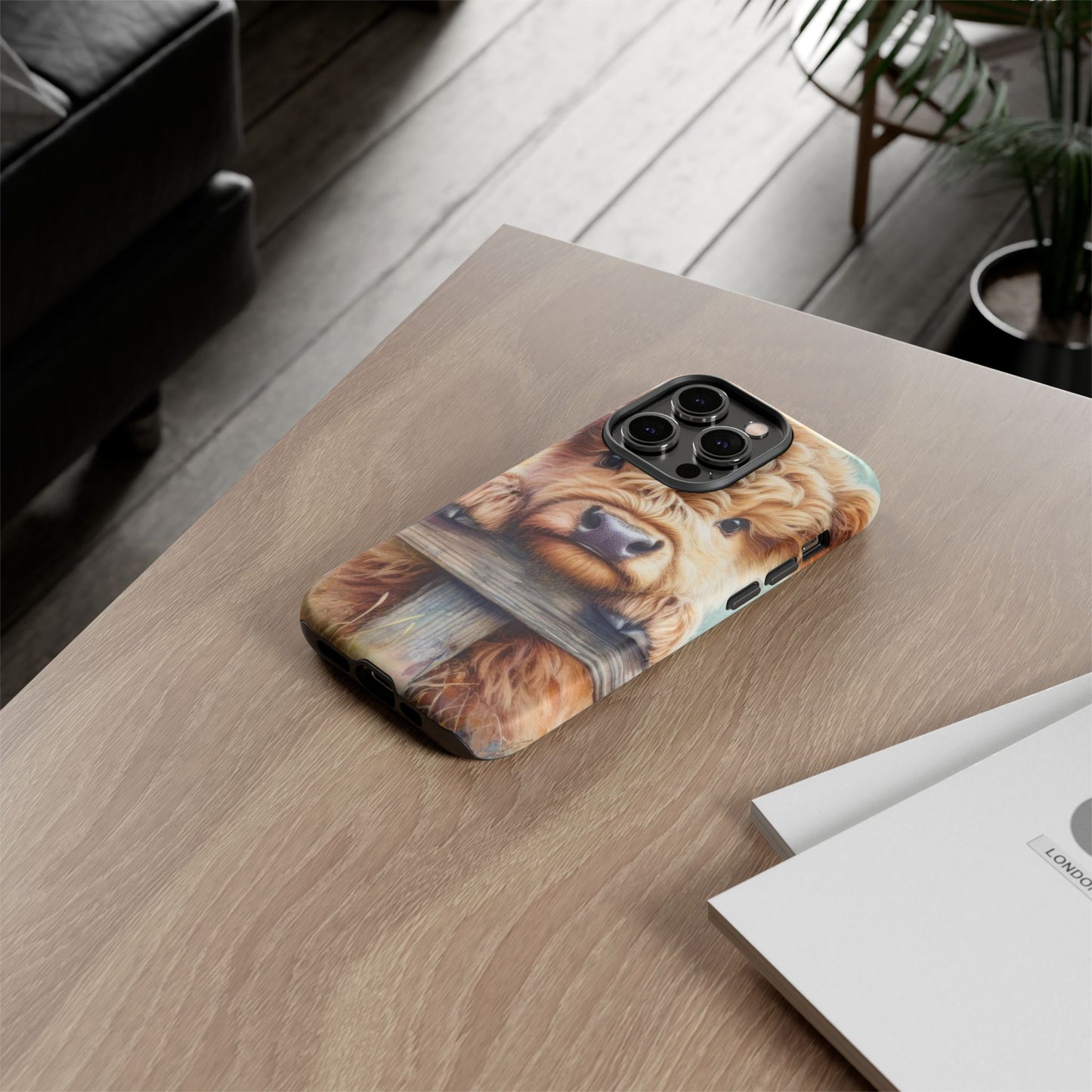Tough Cases - Cute Highland Cow iPhone Case