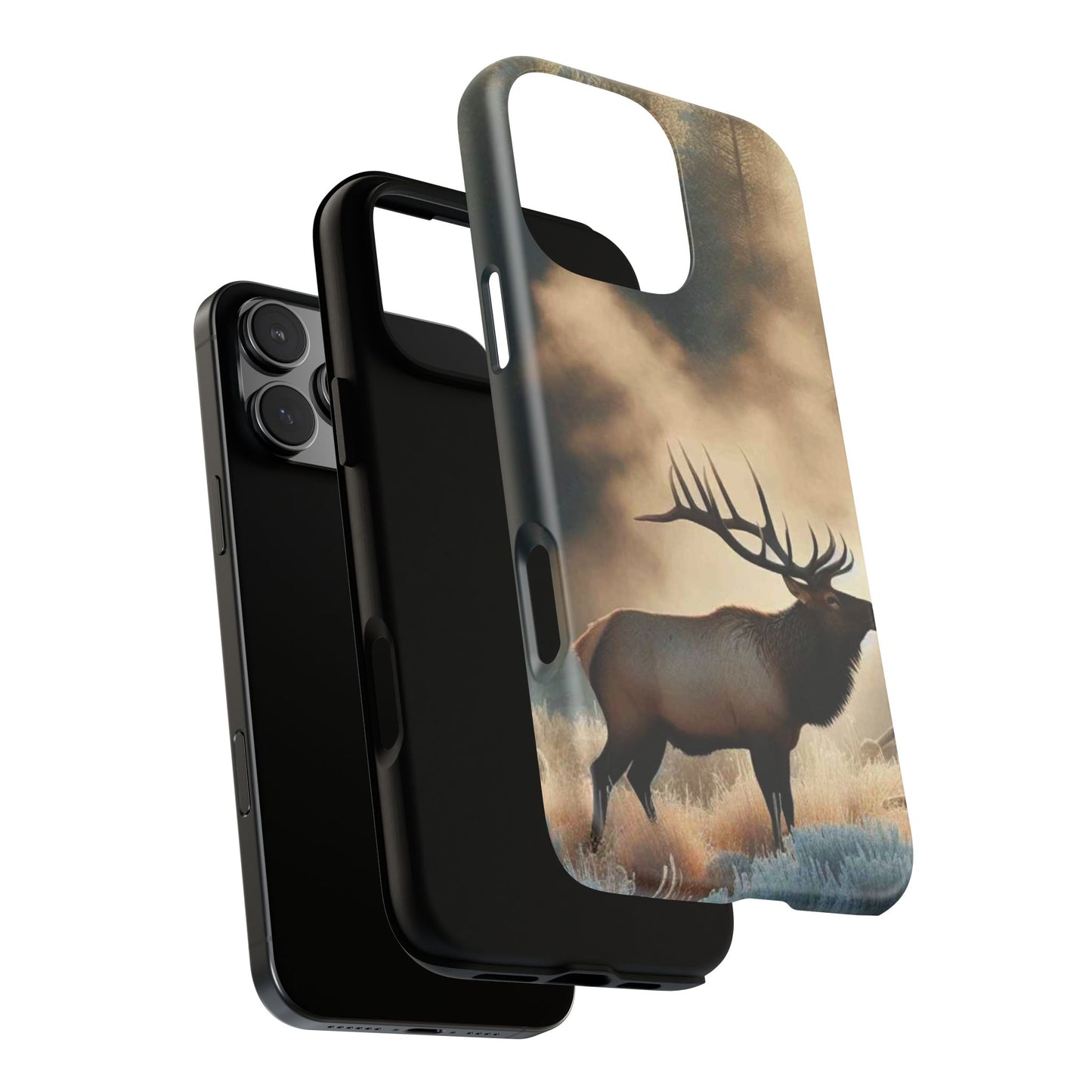 Phone Case - Elk on a Frosty Morning Design
