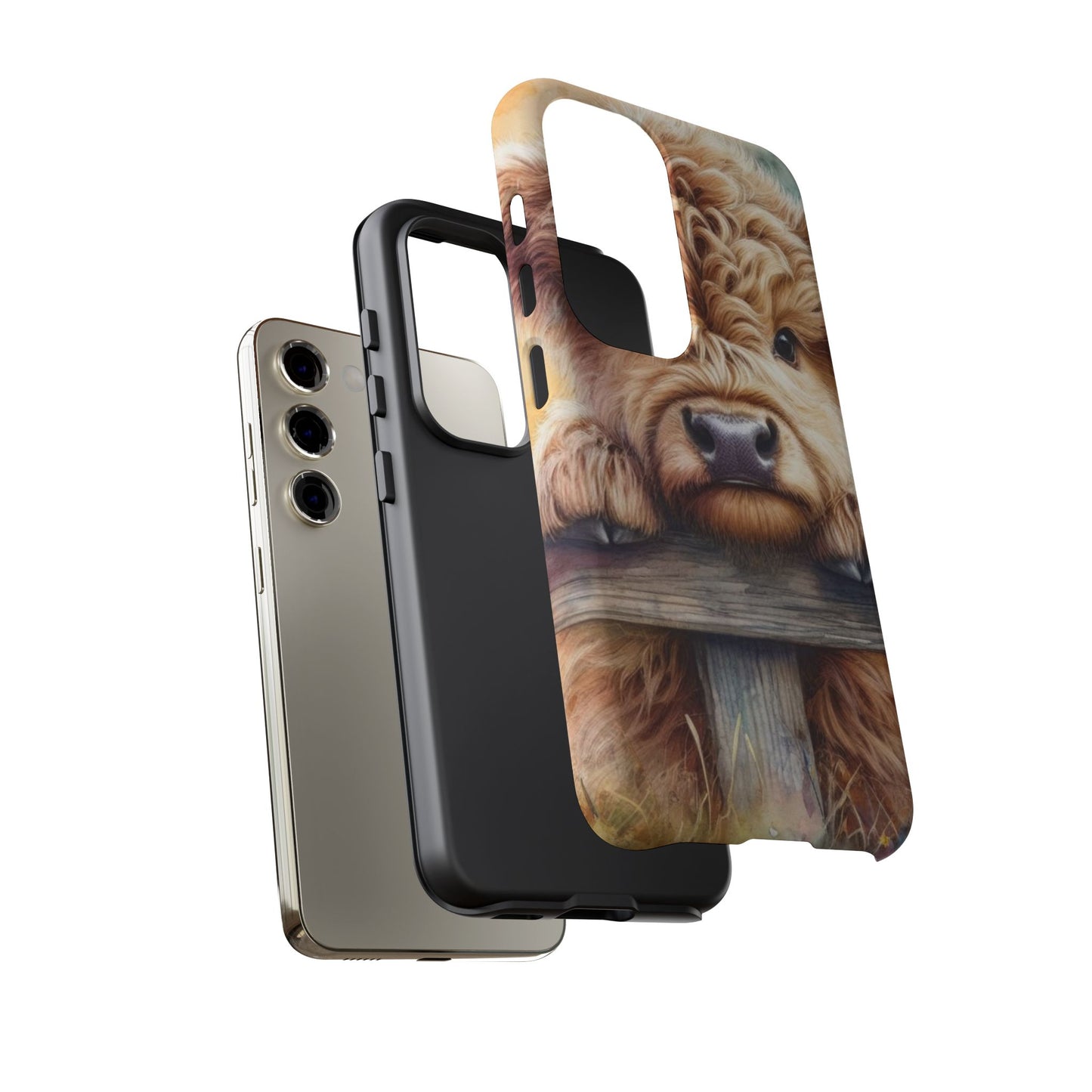 Tough Cases - Cute Highland Cow iPhone Case