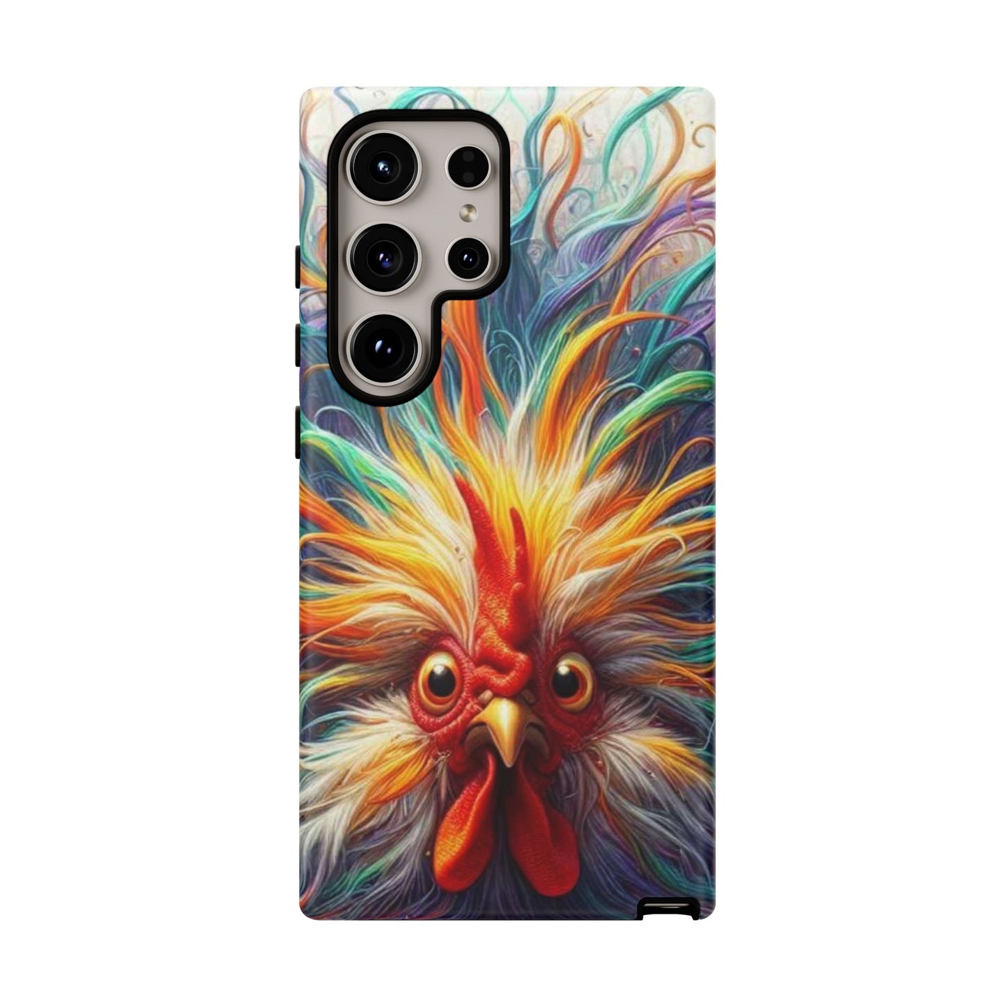 Phone Case - Frazzled Feather Friend Tough Case