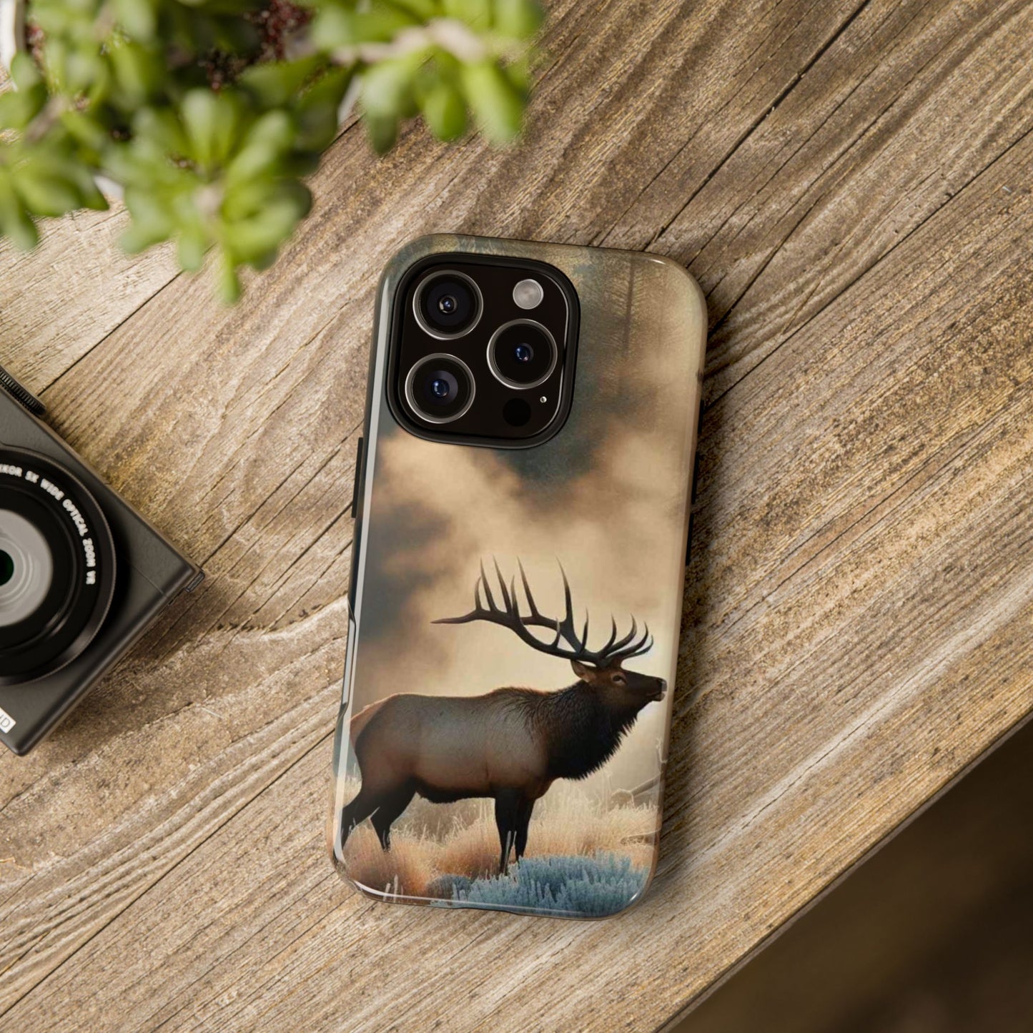 Phone Case - Elk on a Frosty Morning Design