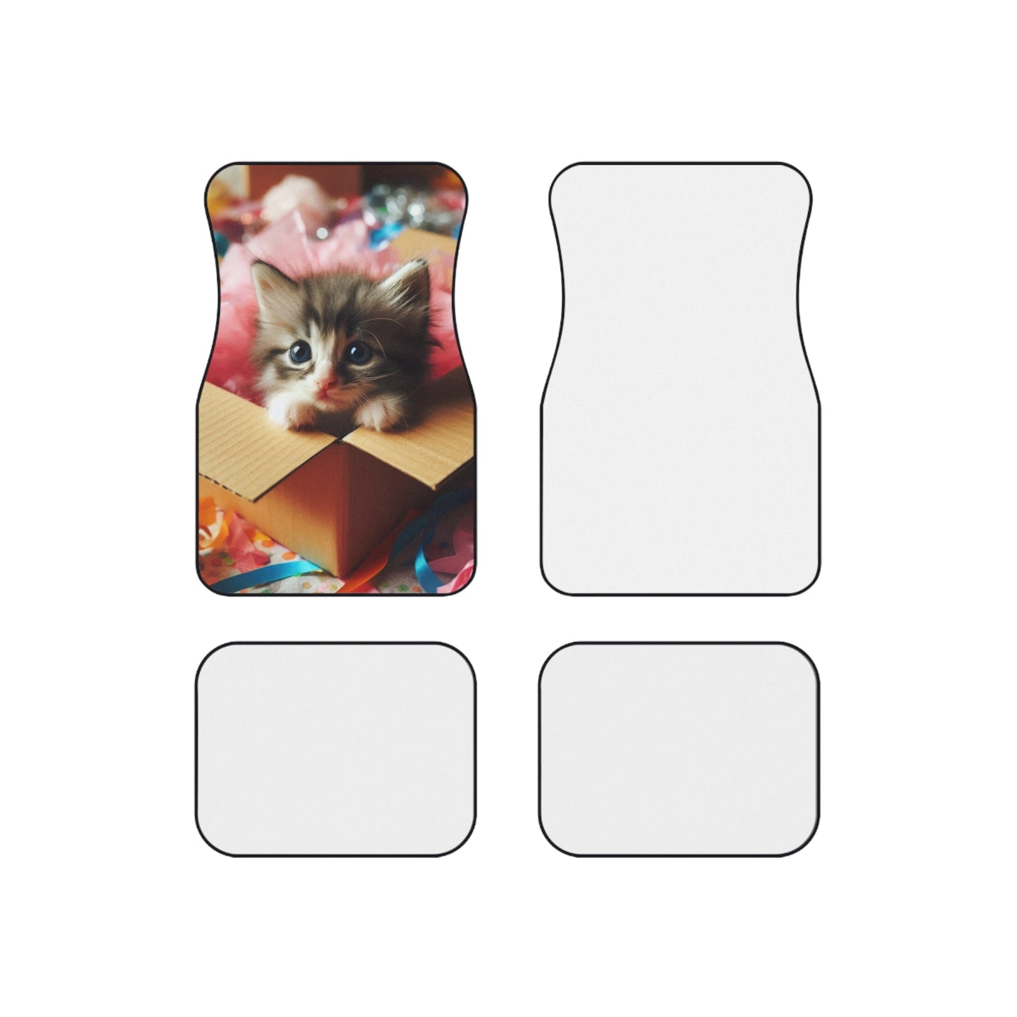 Car Mats (Set of 4) box kitten