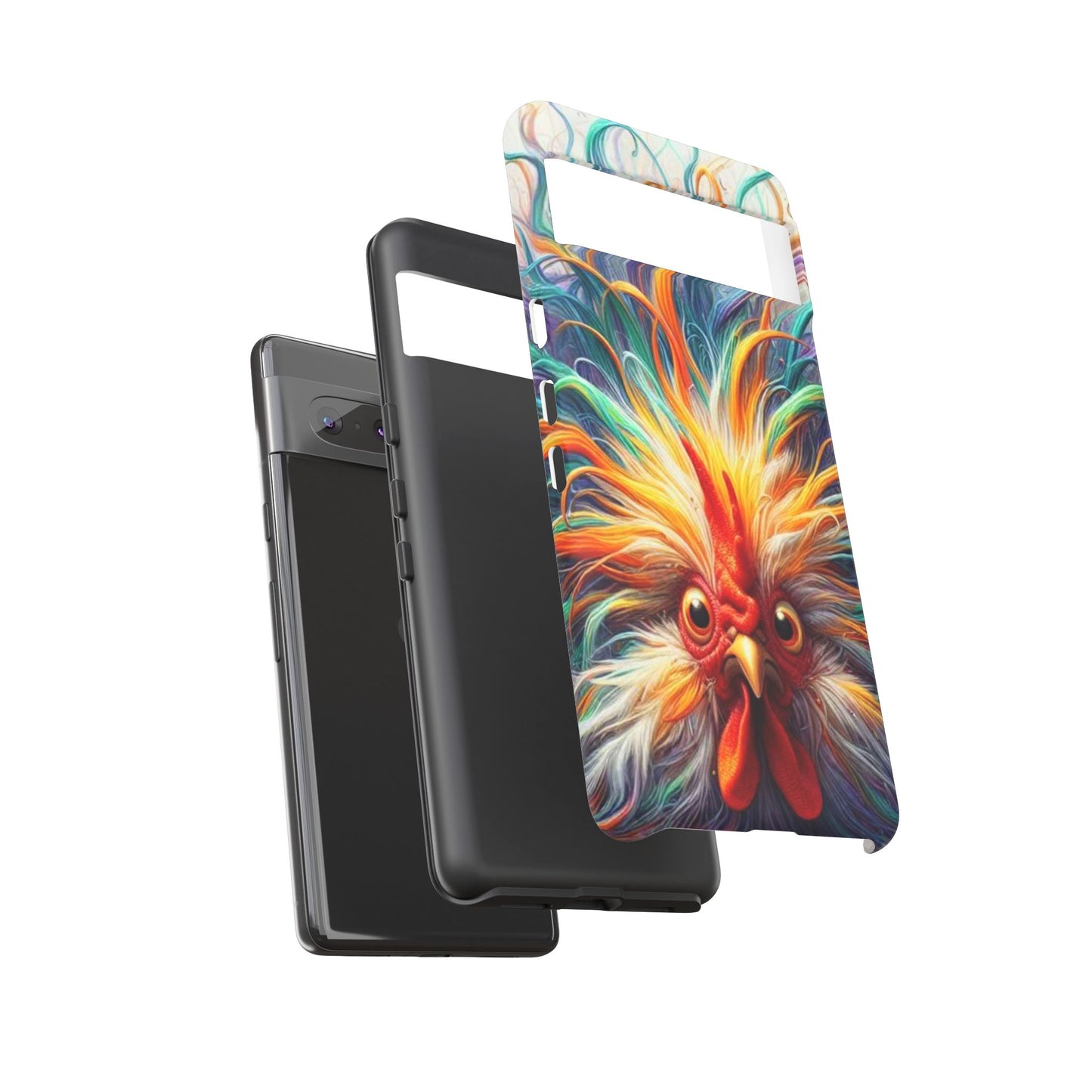 Phone Case - Frazzled Feather Friend Tough Case