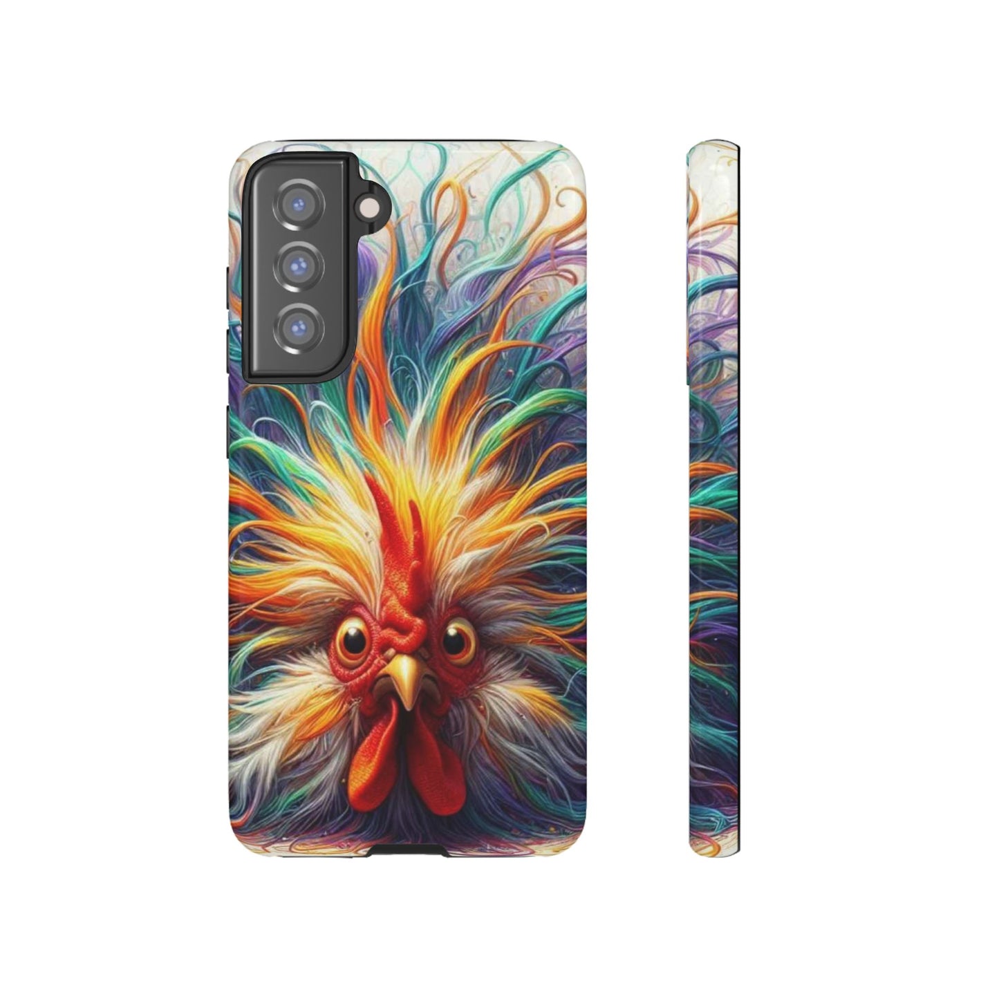 Phone Case - Frazzled Feather Friend Tough Case