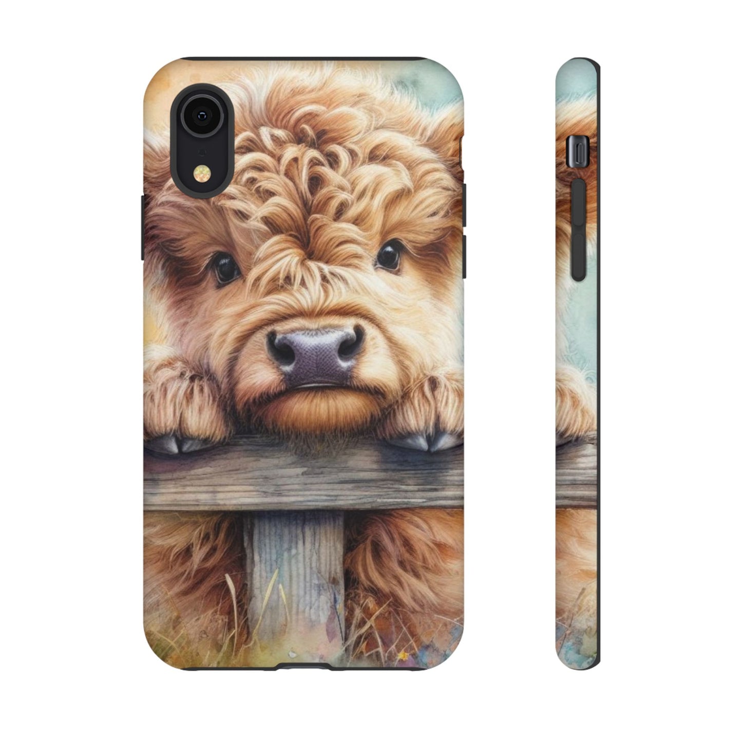 Tough Cases - Cute Highland Cow iPhone Case