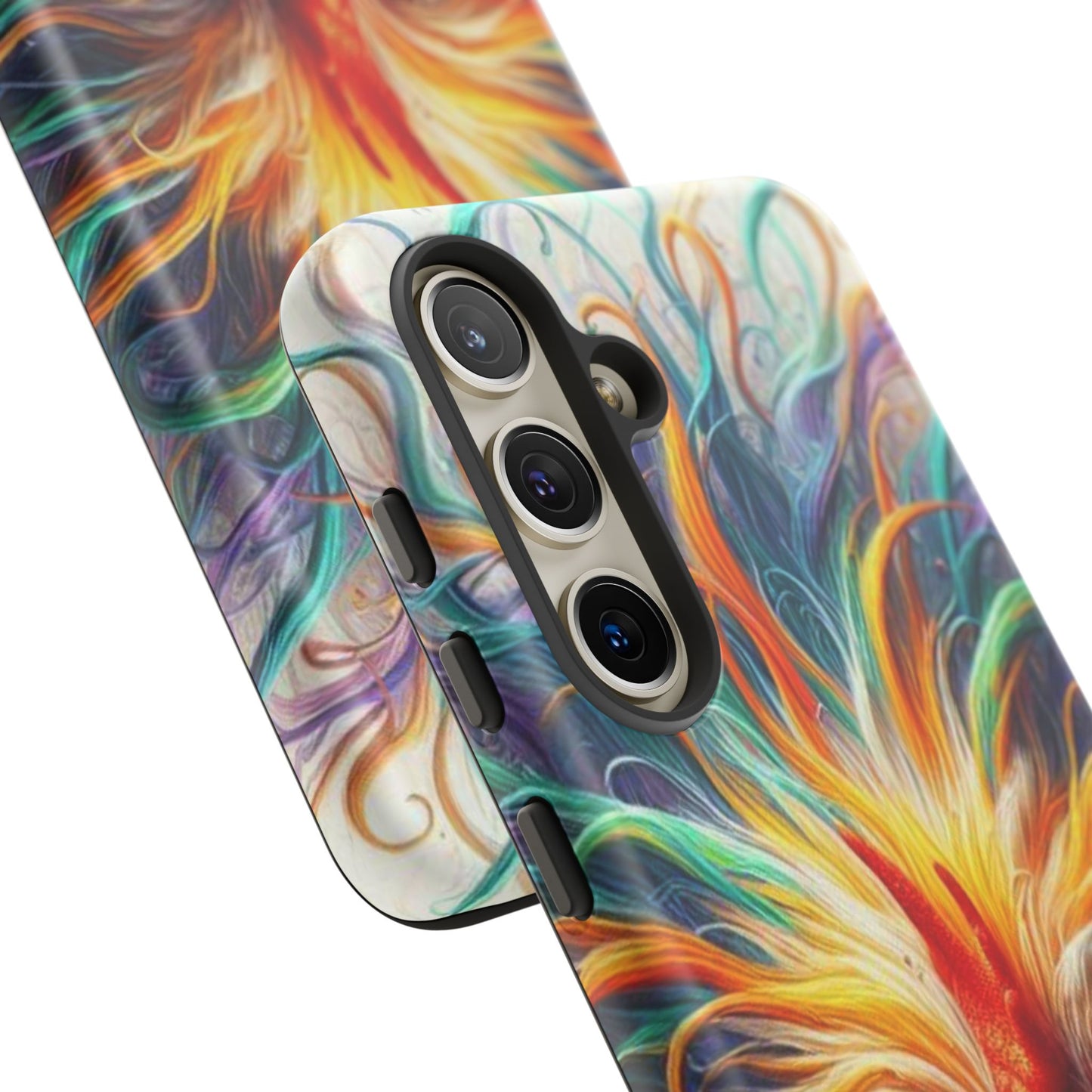 Phone Case - Frazzled Feather Friend Tough Case