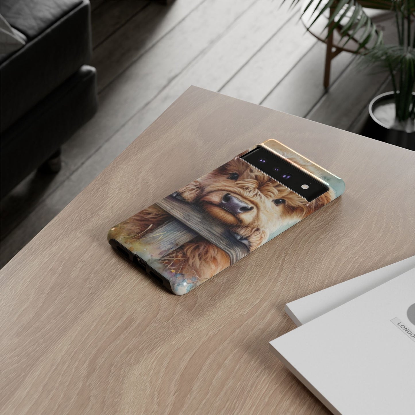 Tough Cases - Cute Highland Cow iPhone Case